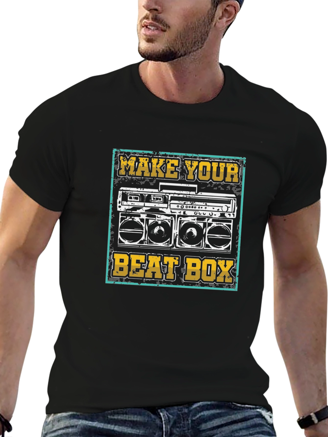 Make Your Beat Box Black T-Shirt