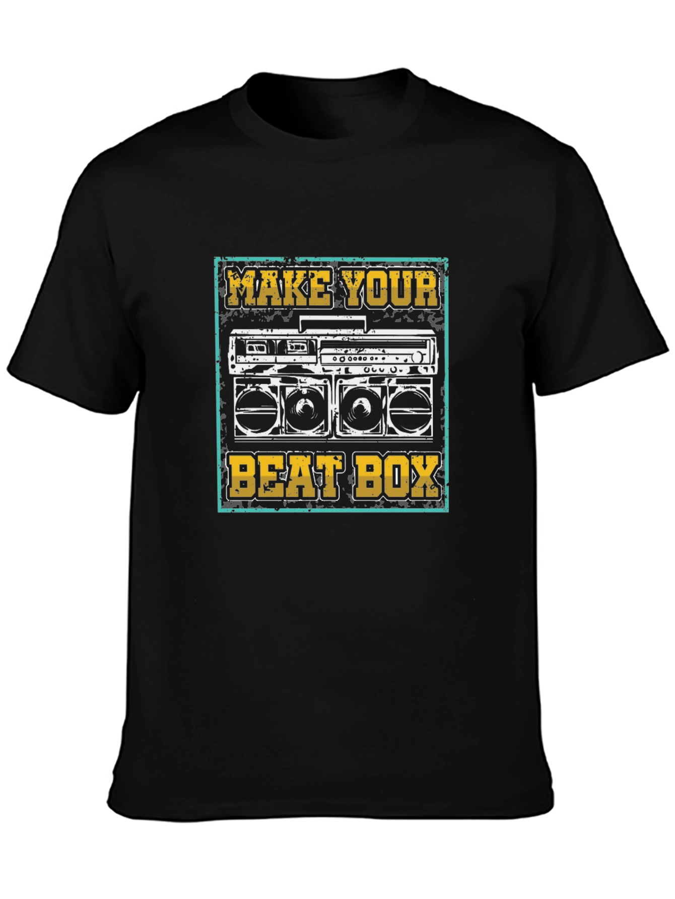 Make Your Beat Box Black T-Shirt