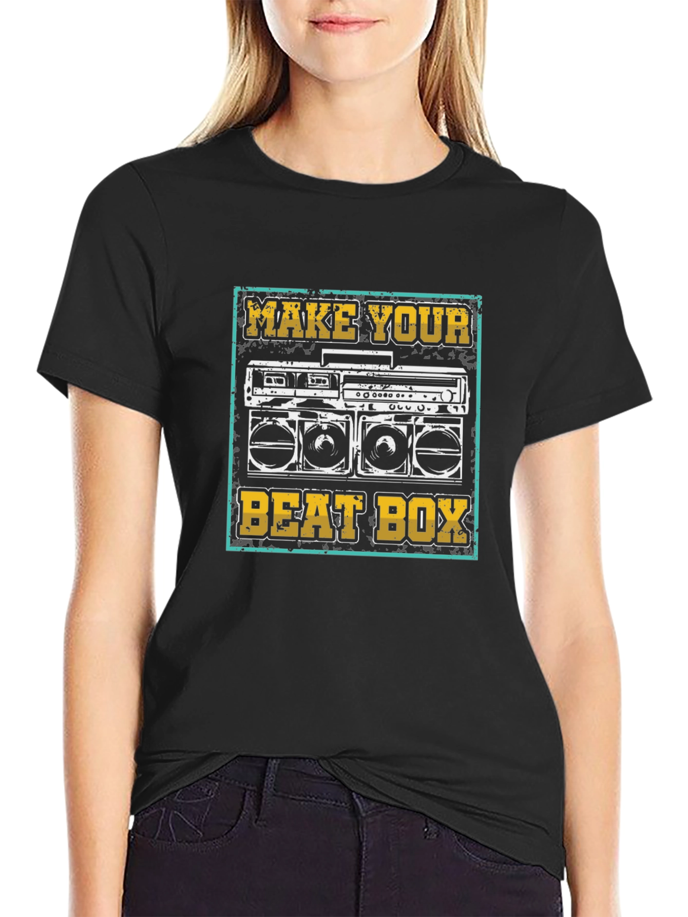 Make Your Beat Box Black T-Shirt