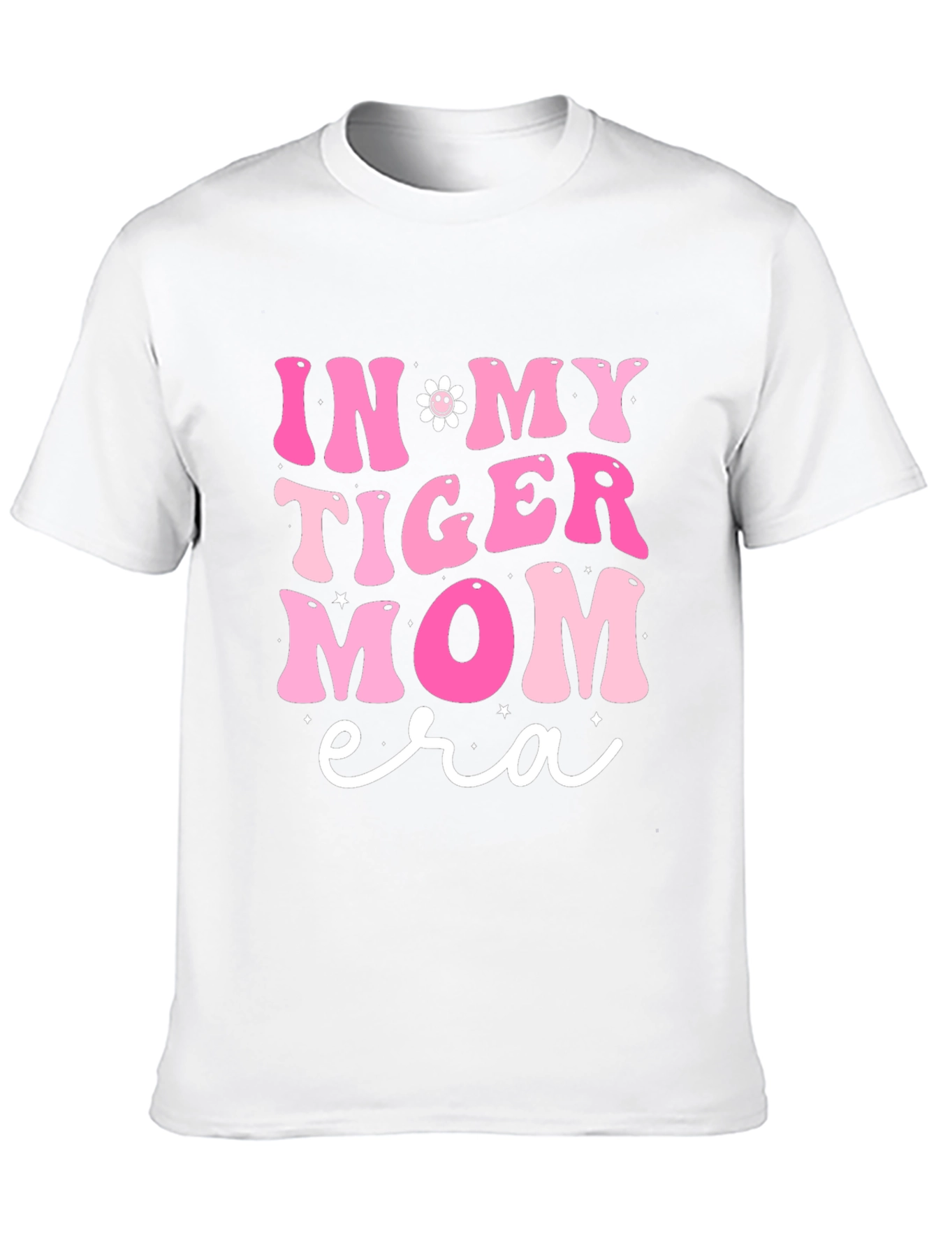 In My Tiger Mom Era Black Cotton T-Shirt
