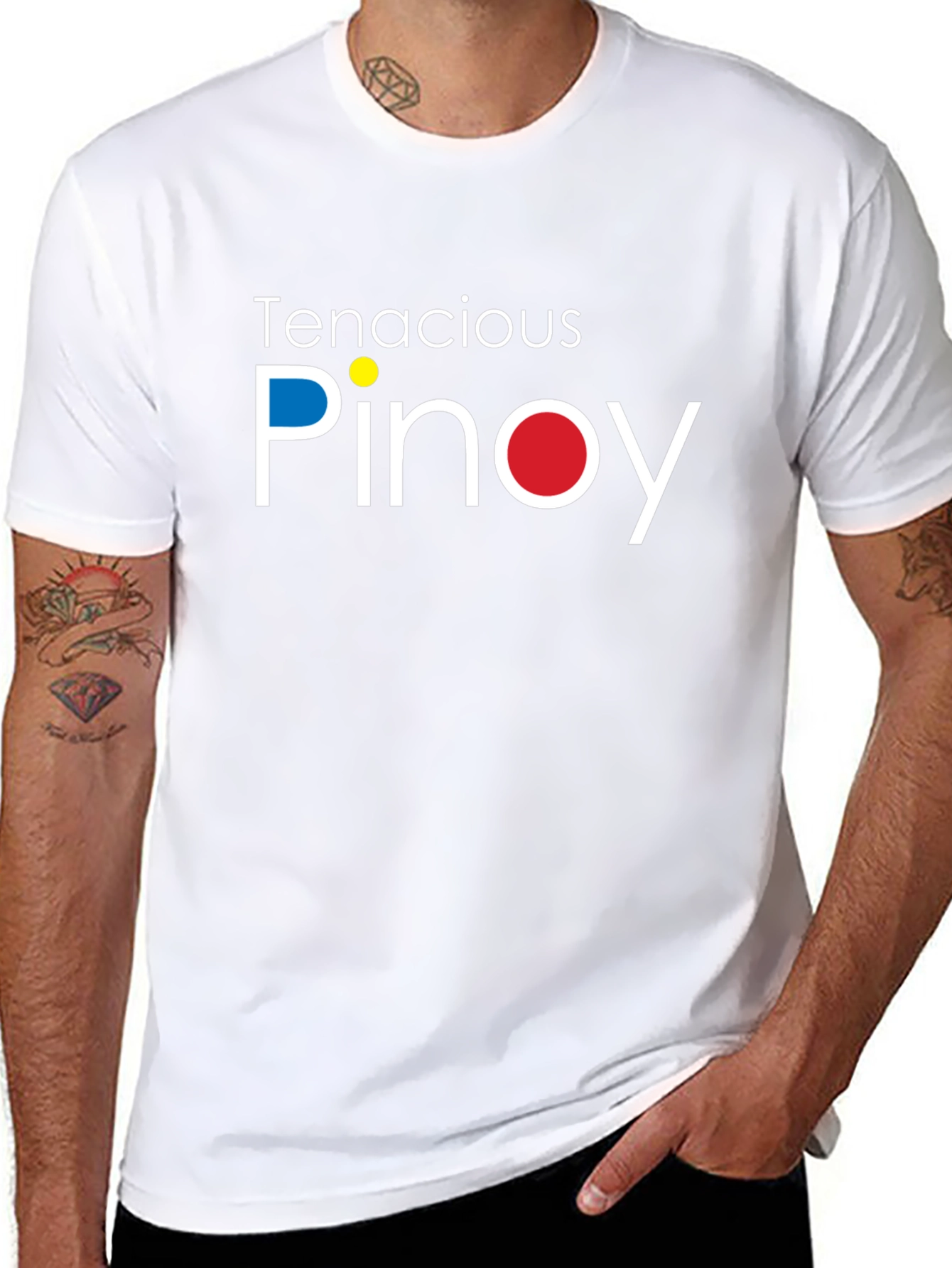 Tenacious Pinoy Crew Neck T-Shirt