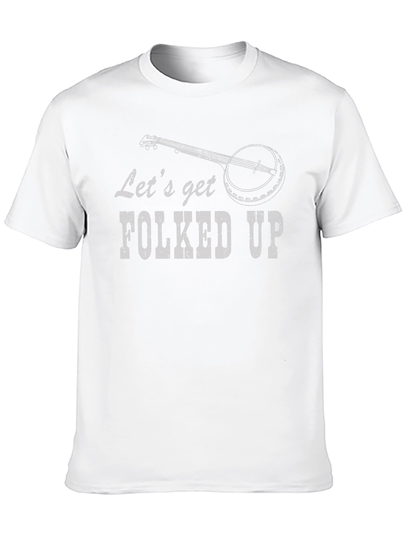 Lets Get Folked Up Black T-Shirt