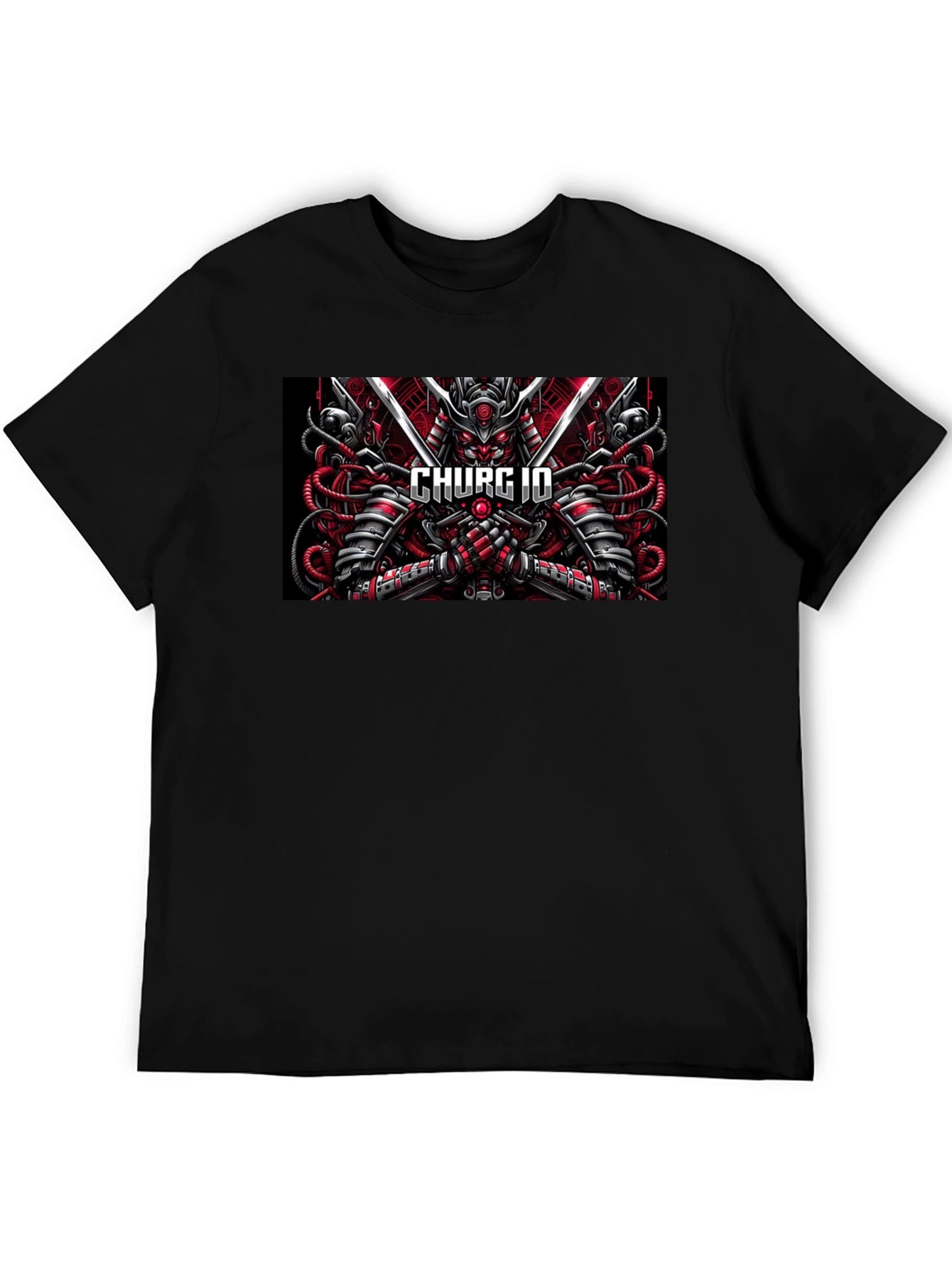 Cyberpunk Samurai T-Shirt - CHURG ID Design