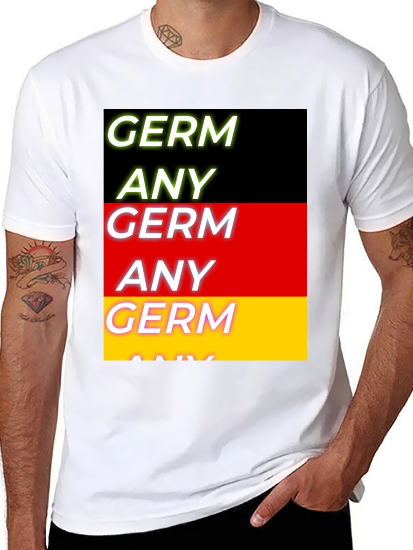 Germany Flag T-Shirt - Funny Graphic Tee