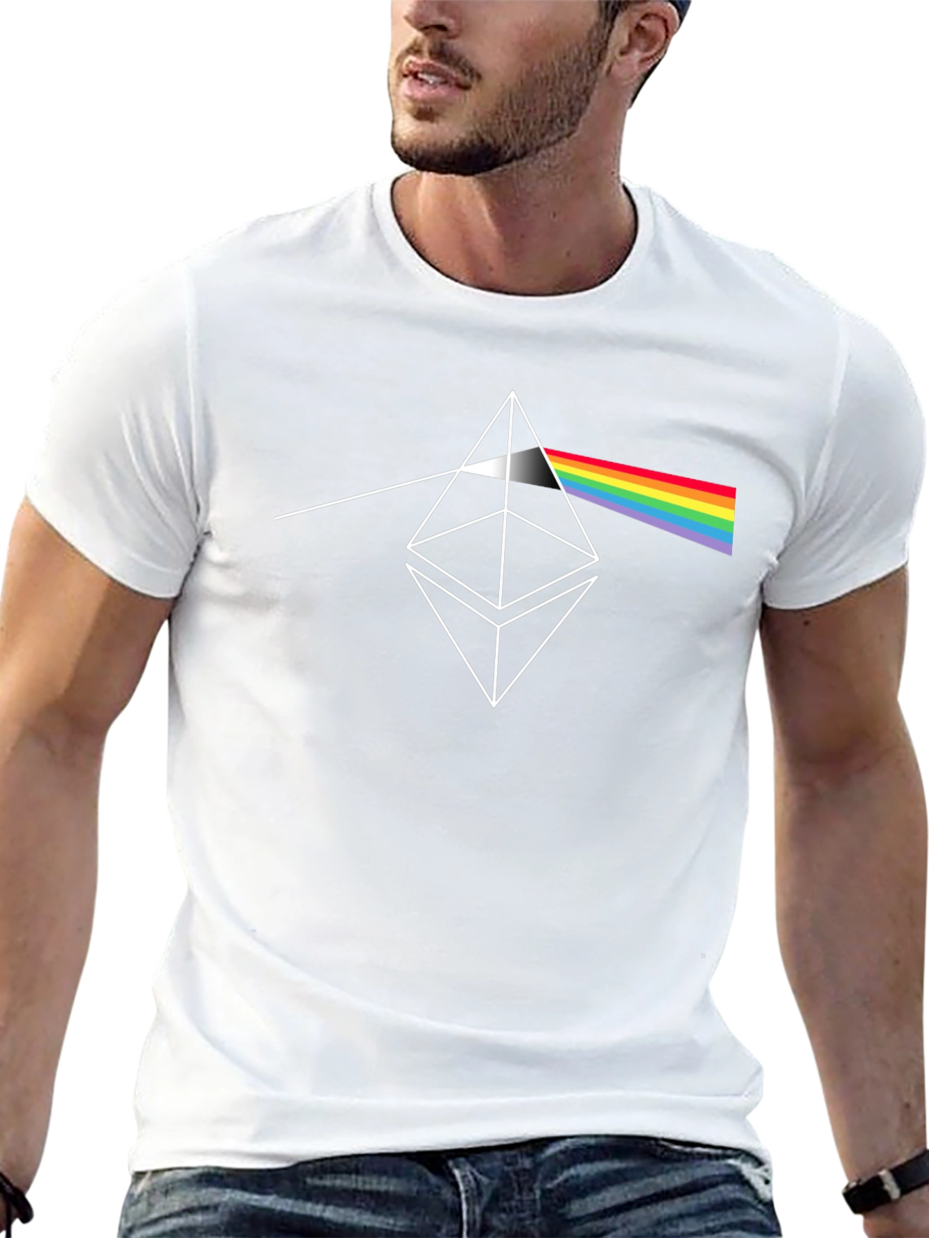Ethereum Prism Black T-Shirt