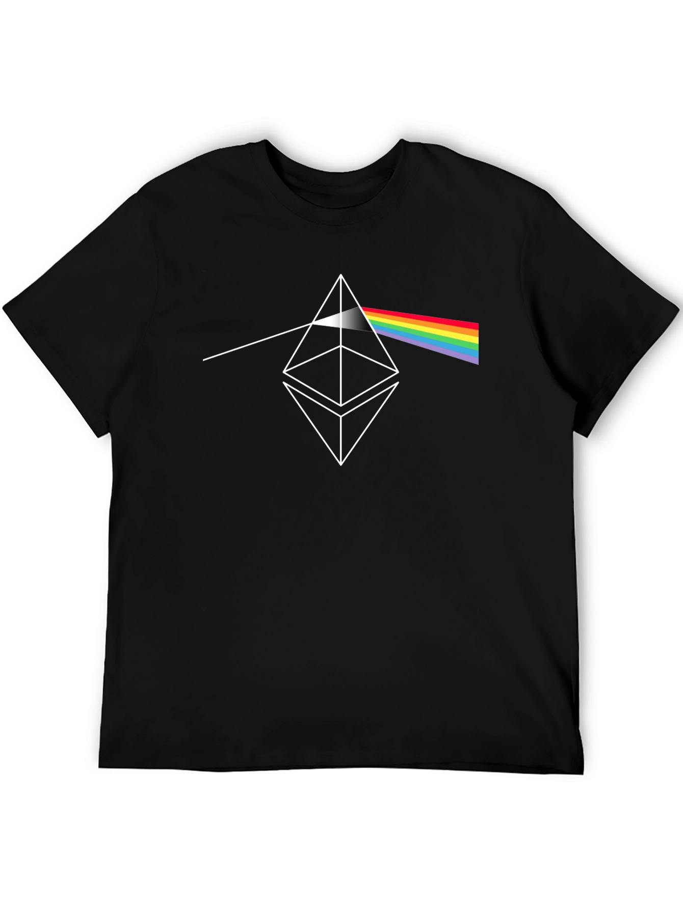 Ethereum Prism Black T-Shirt