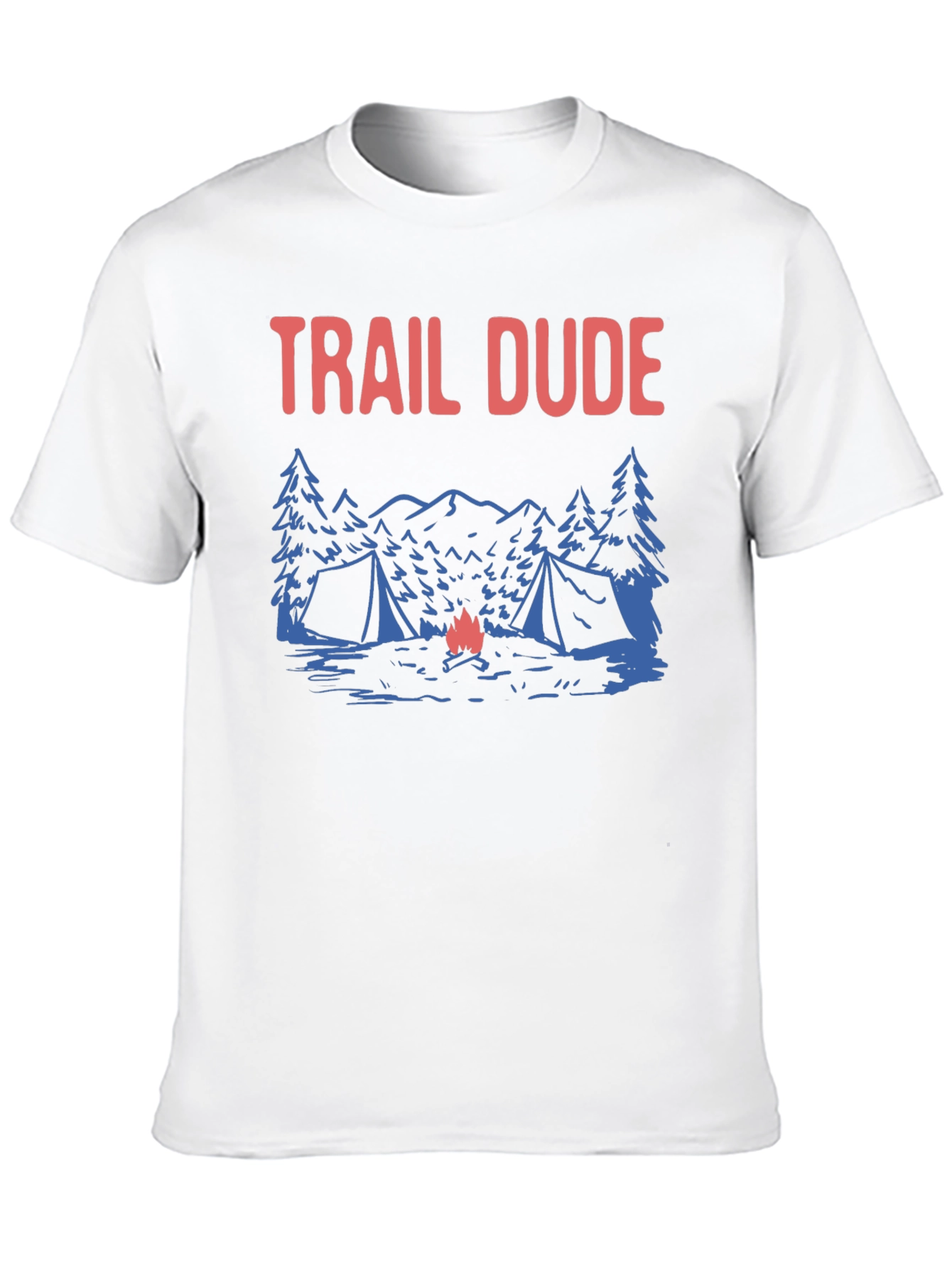 Trail Dude Camping T-Shirt - Adventure Awaits!