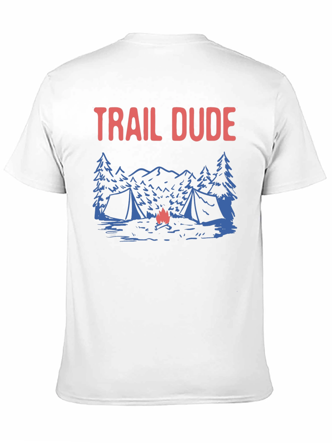 Trail Dude Camping T-Shirt - Adventure Awaits!