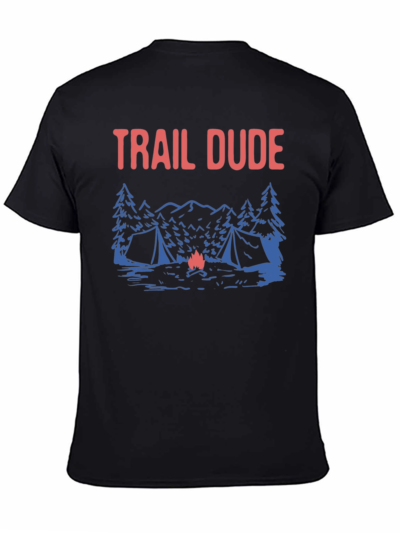 Trail Dude Camping T-Shirt - Adventure Awaits!