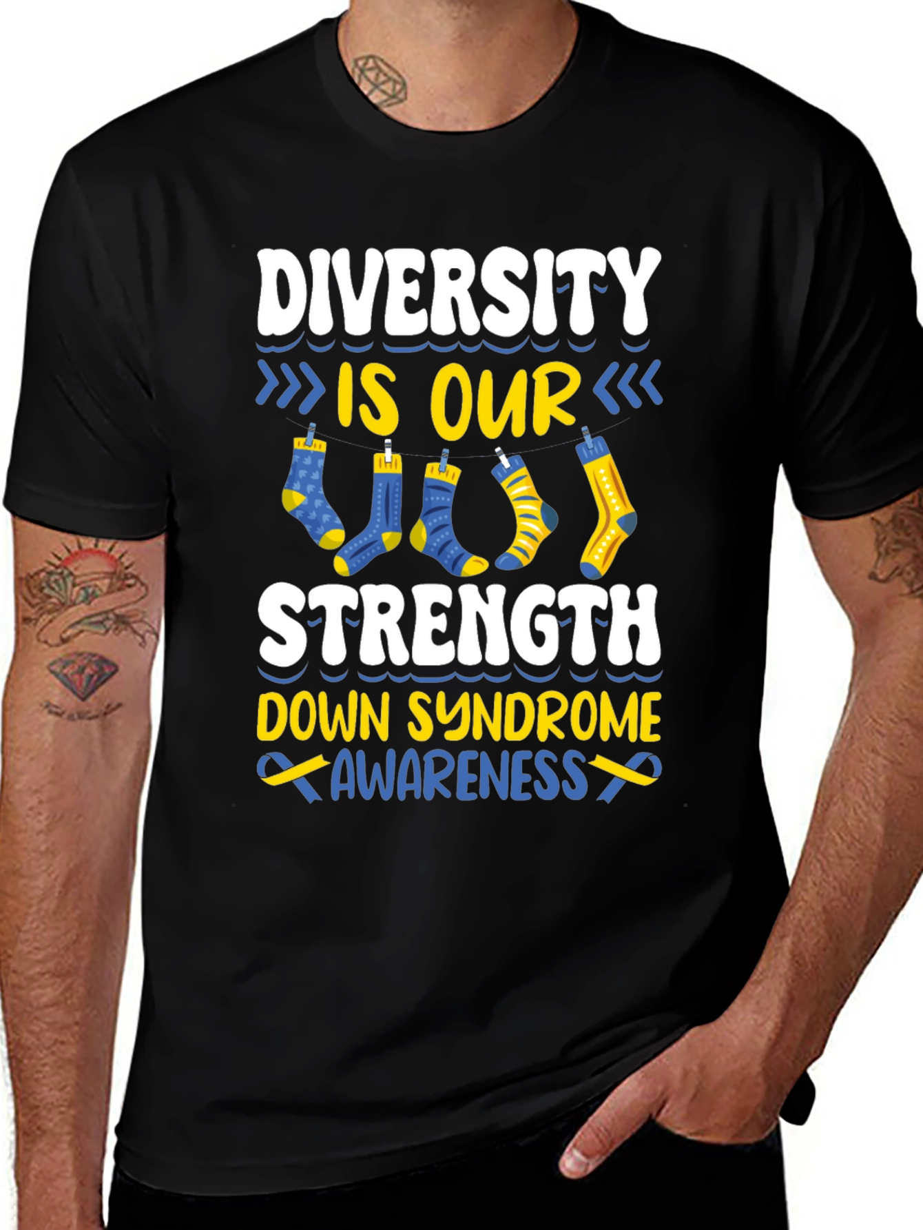 Diversity Is Our Strength Down Syndrome Awareness T-Shirt