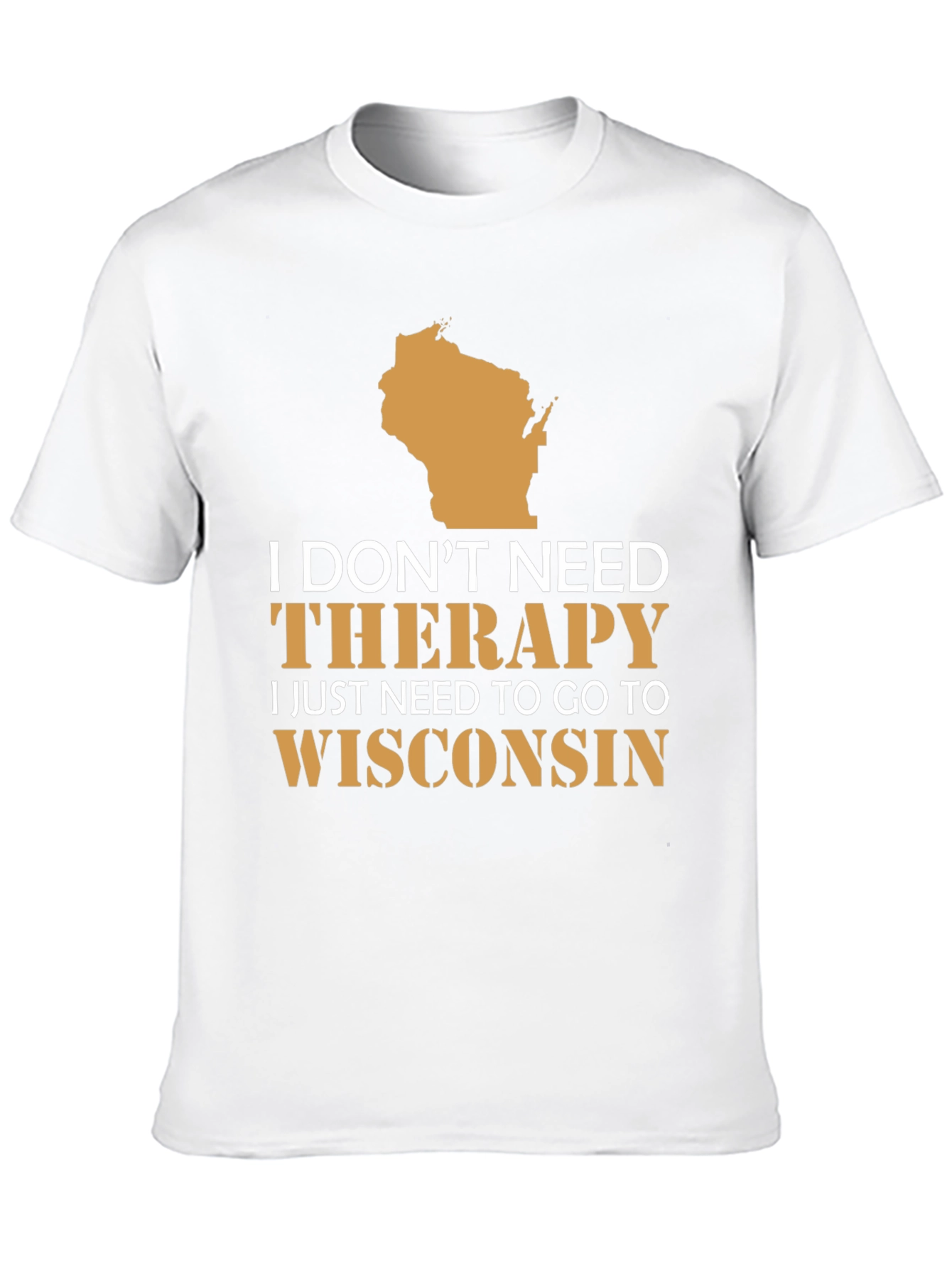 Wisconsin Therapy T-Shirt: State Pride Tee