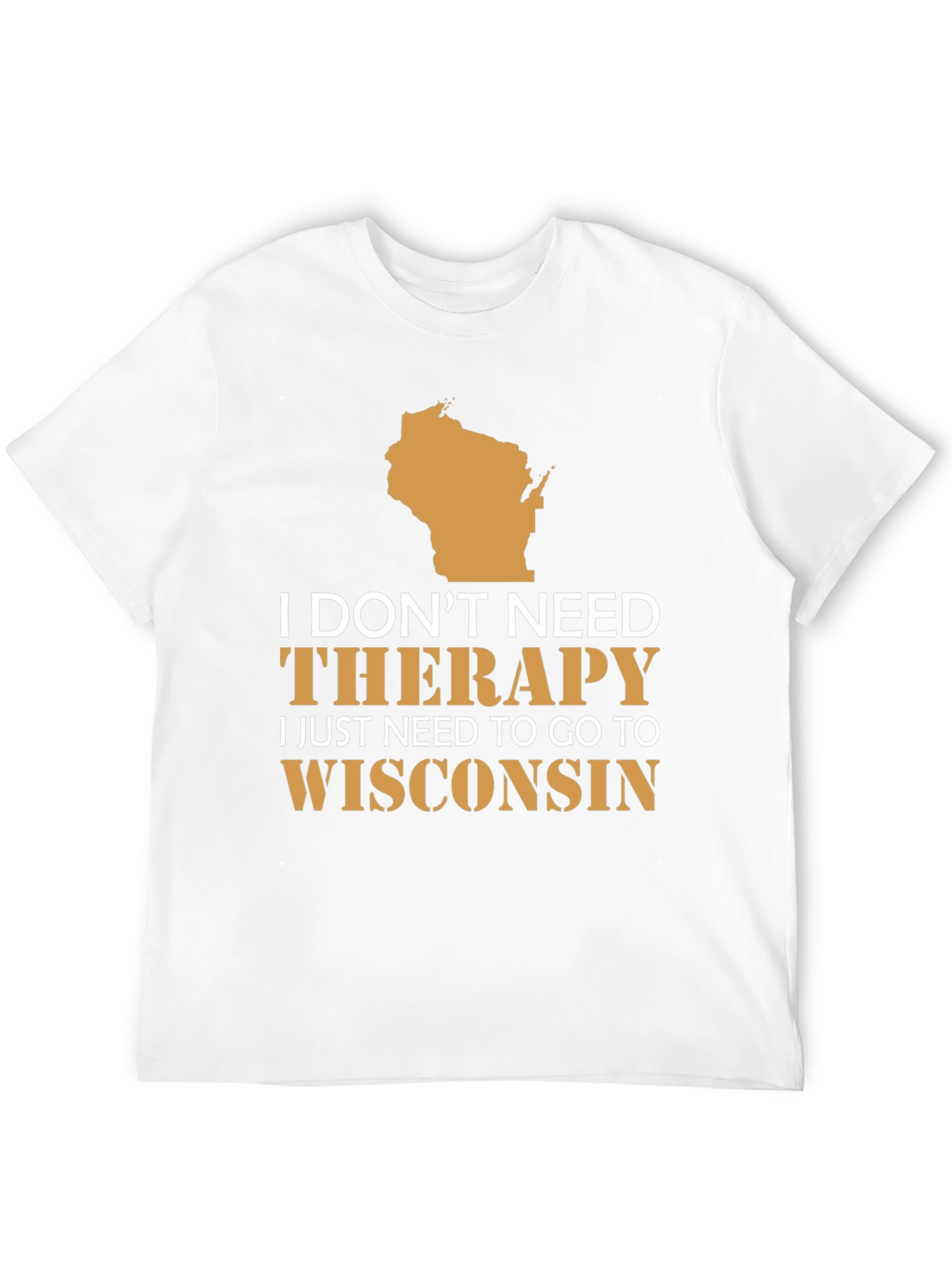 Wisconsin Therapy T-Shirt: State Pride Tee