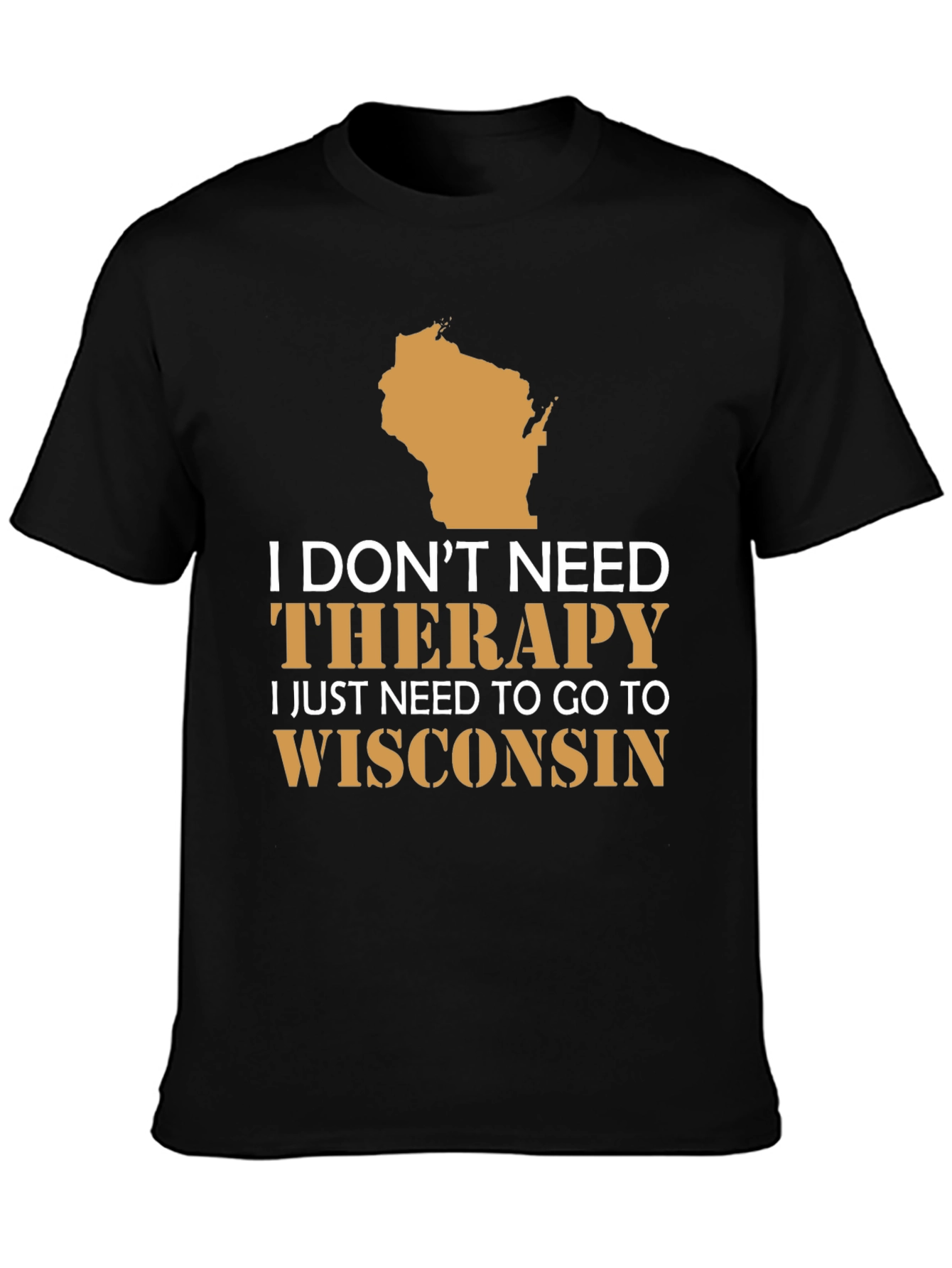 Wisconsin Therapy T-Shirt: State Pride Tee
