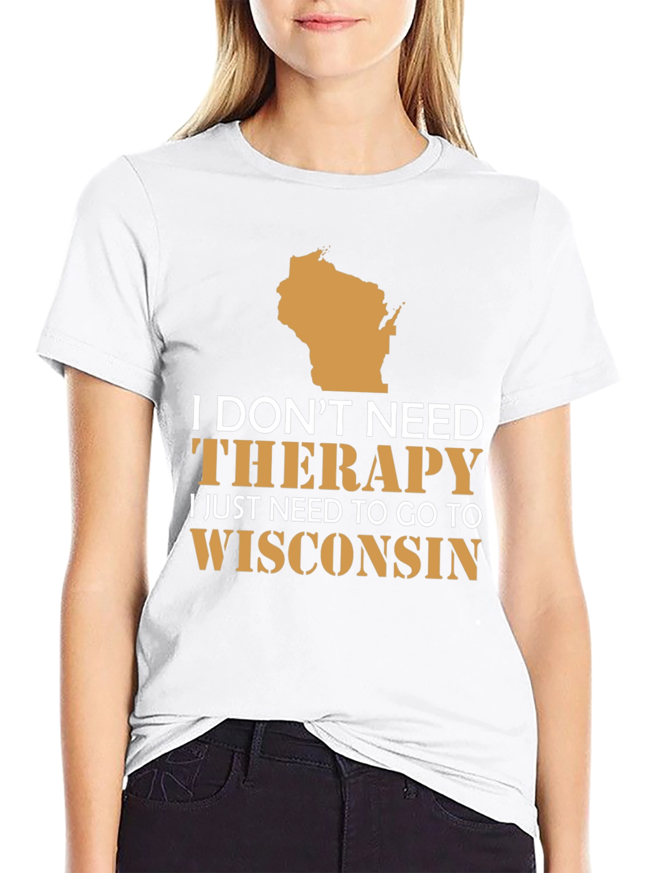 Wisconsin Therapy T-Shirt: State Pride Tee