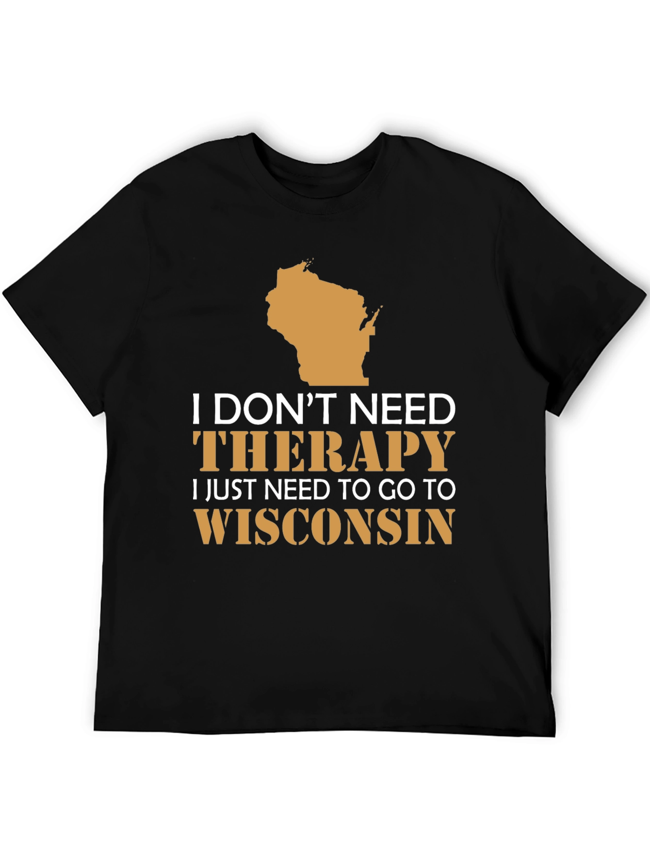Wisconsin Therapy T-Shirt: State Pride Tee