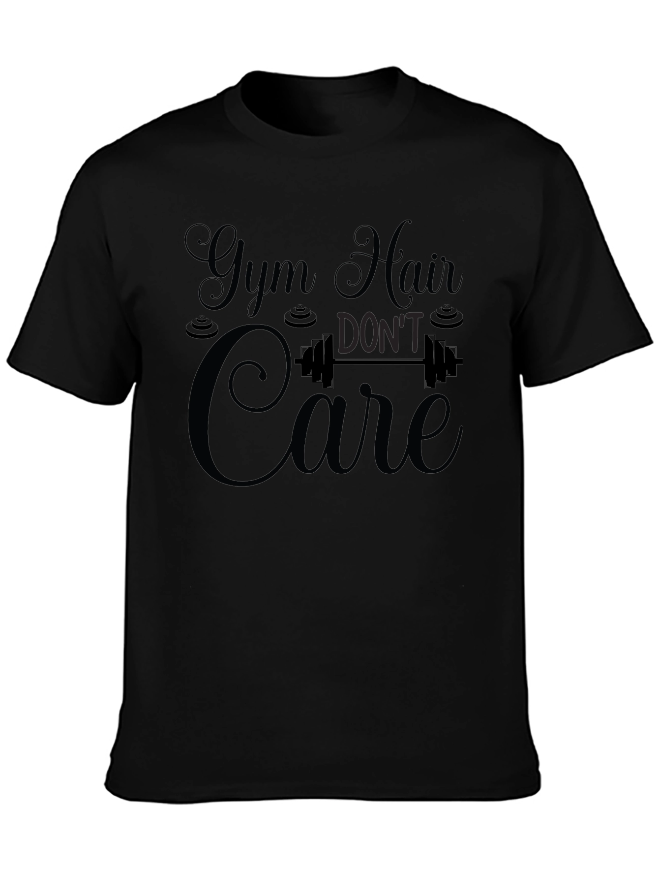 Gym Hair Dont Care Graphic Tee