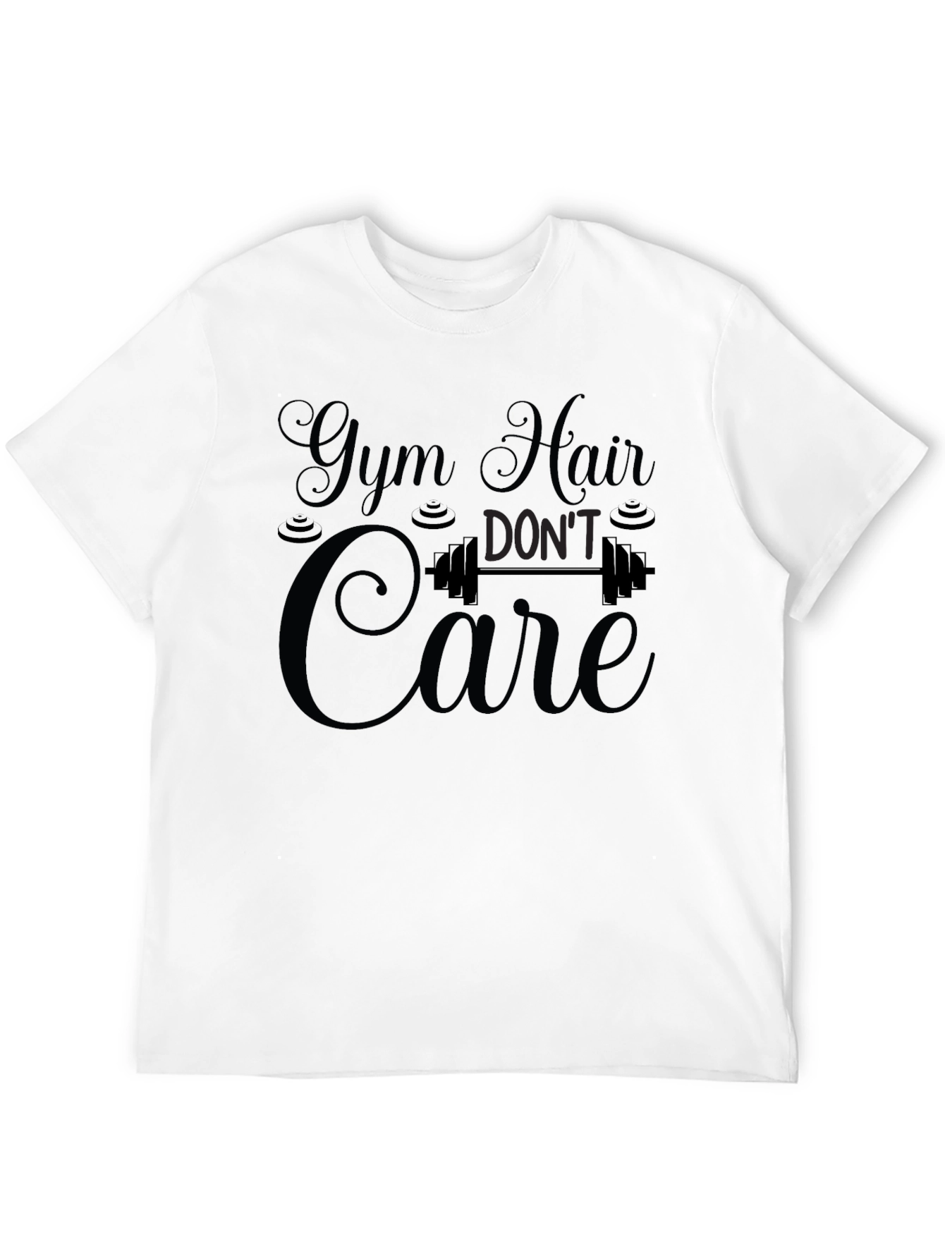 Gym Hair Dont Care Graphic Tee
