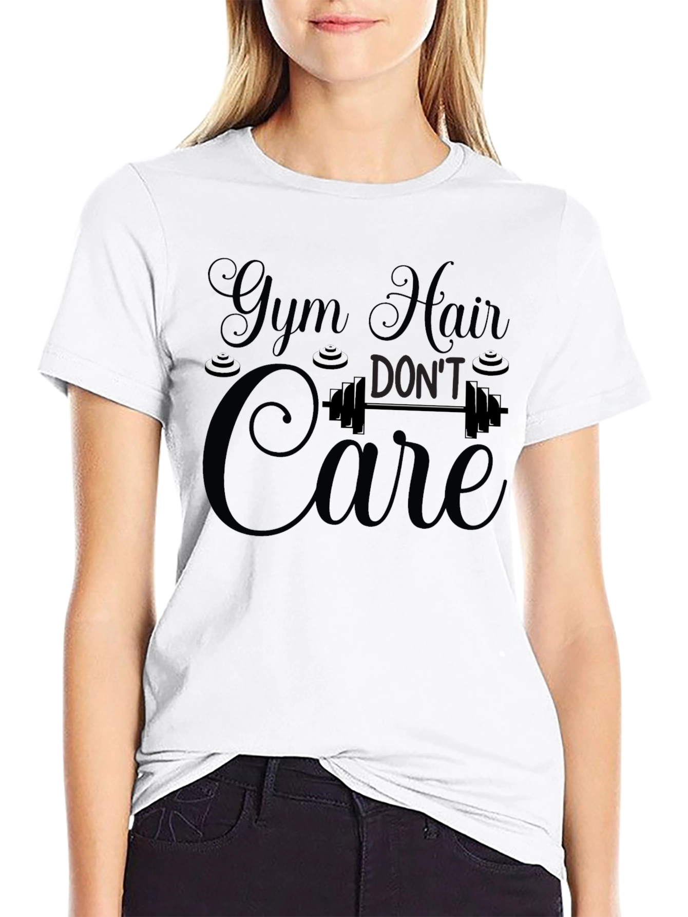 Gym Hair Dont Care Graphic Tee