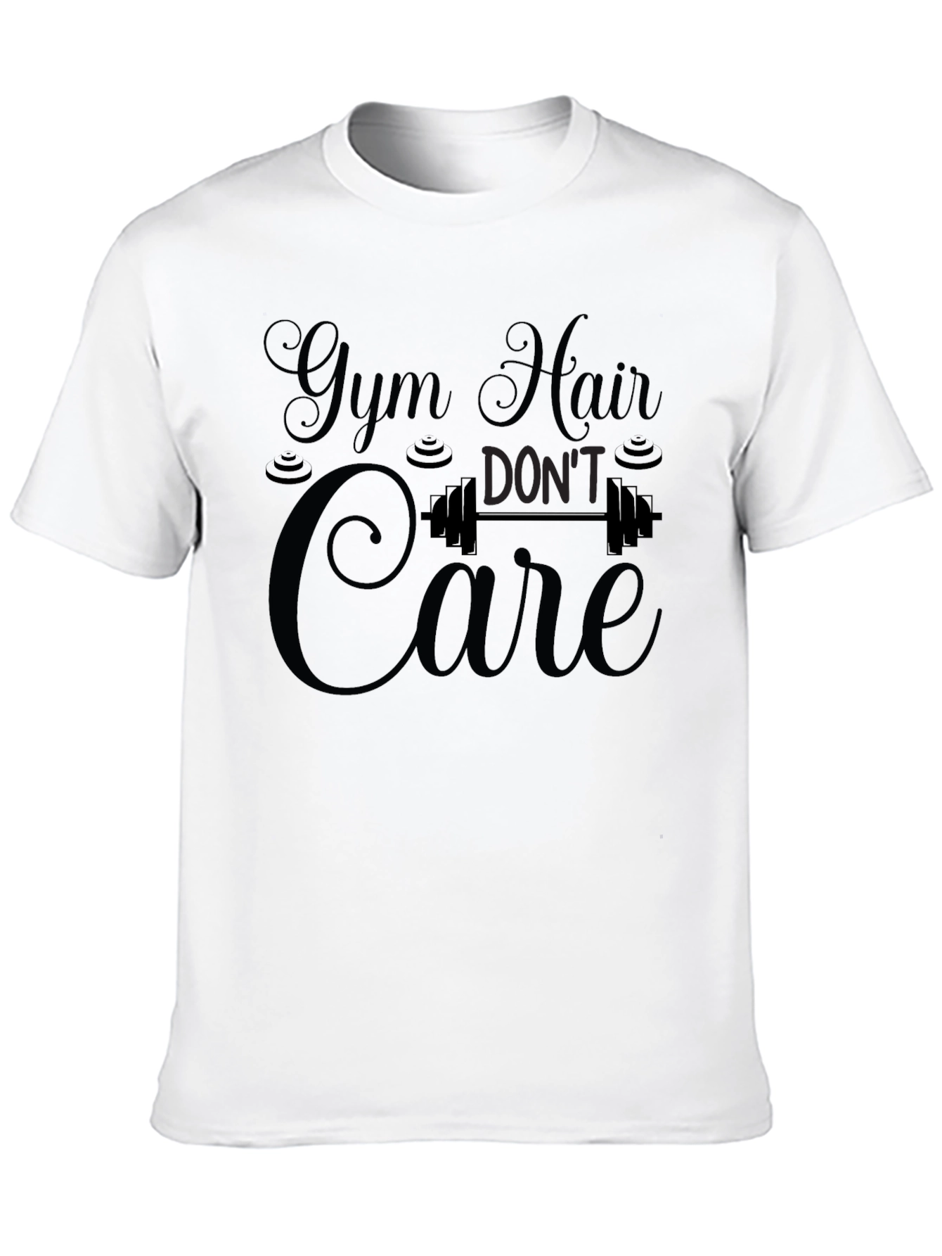 Gym Hair Dont Care Graphic Tee