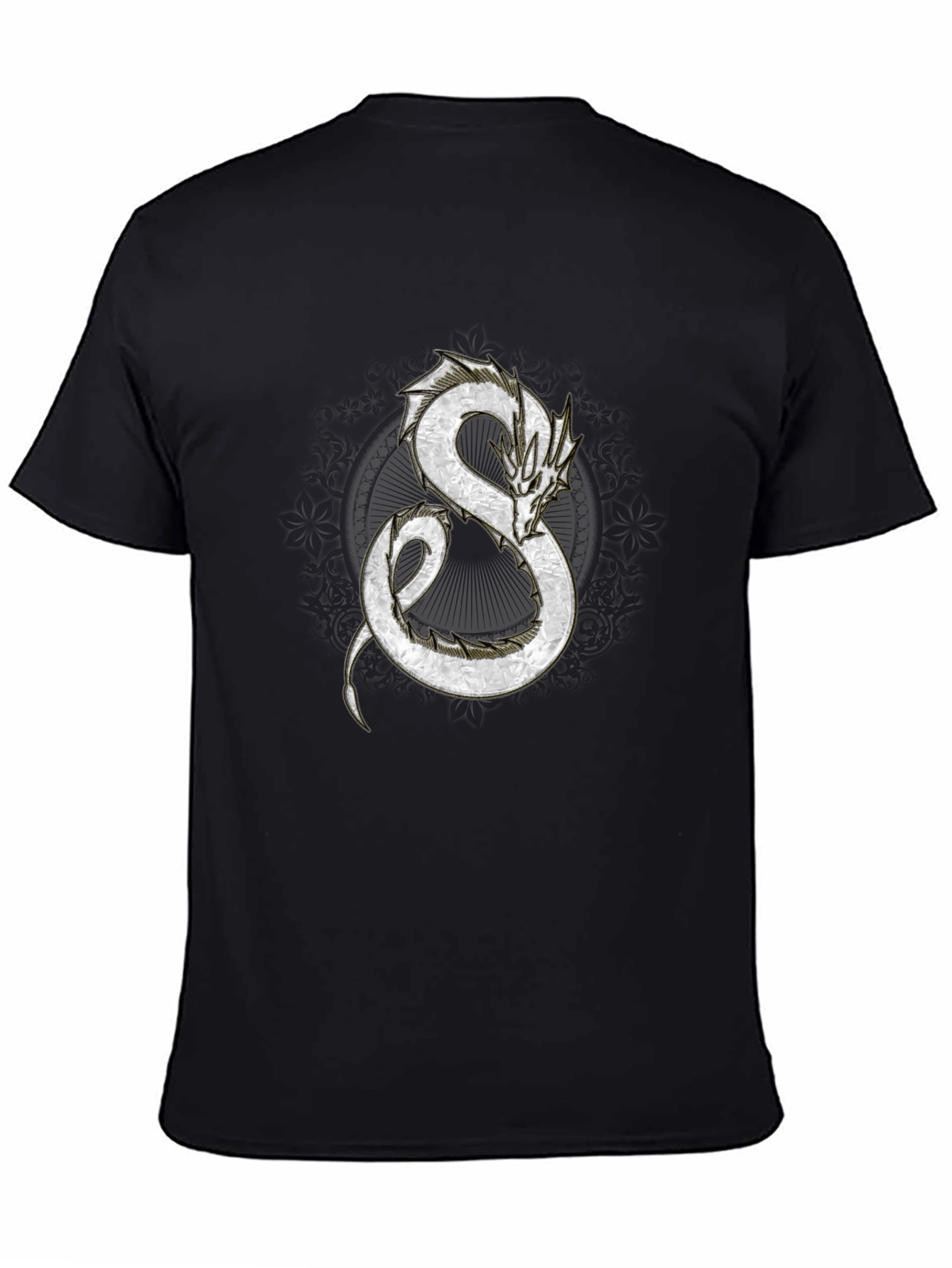 Dragon Graphic Black T-Shirt - Fantasy Inspired
