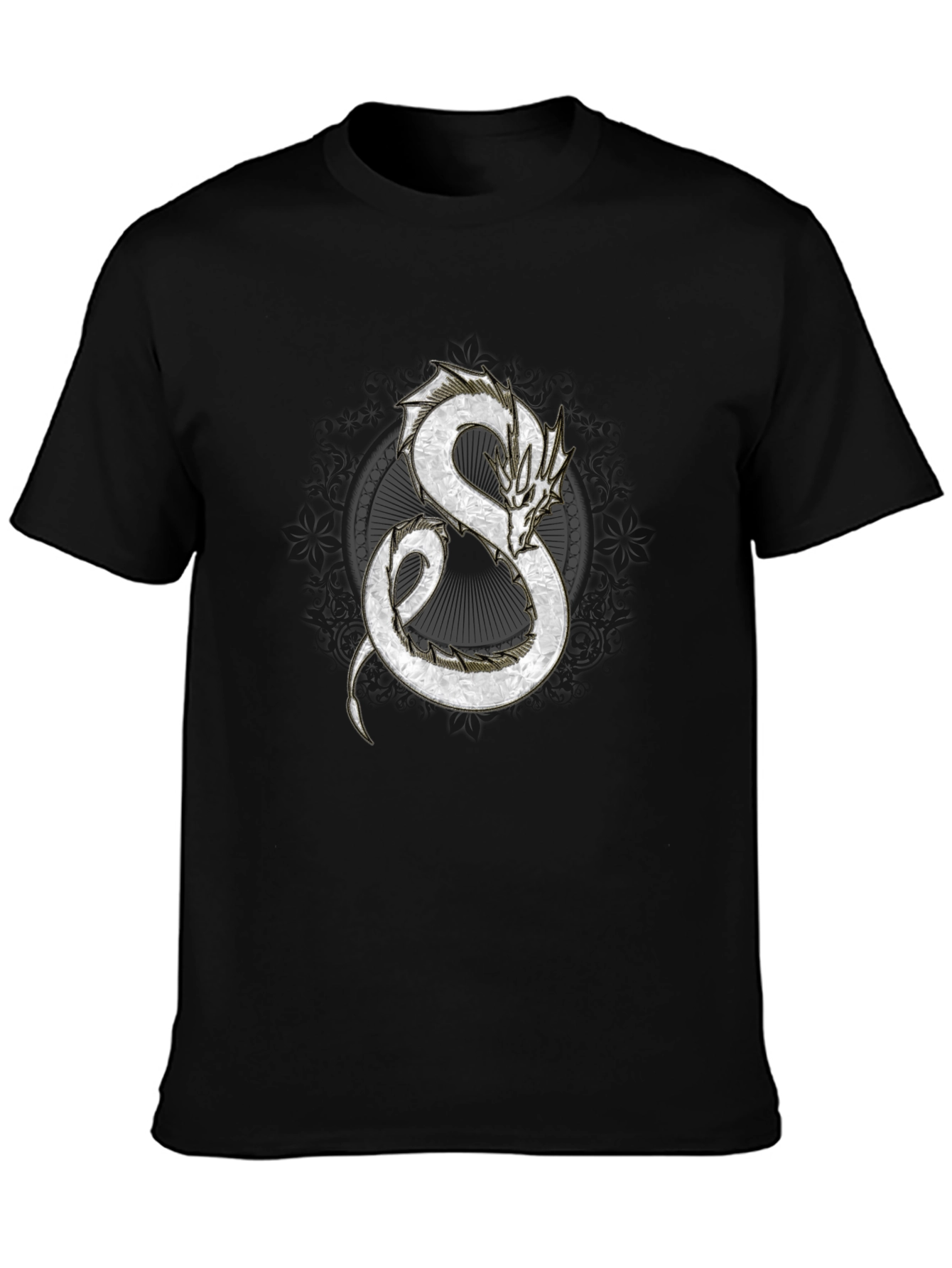 Dragon Graphic Black T-Shirt - Fantasy Inspired