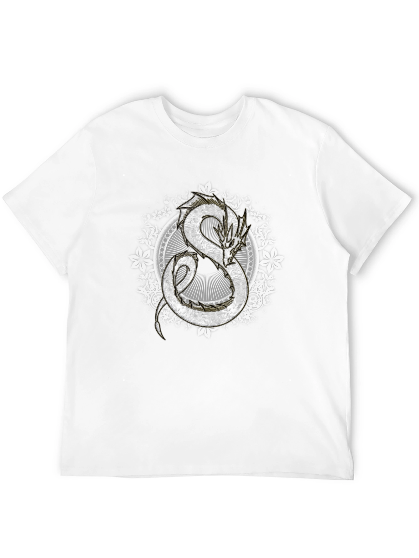 Dragon Graphic Black T-Shirt - Fantasy Inspired