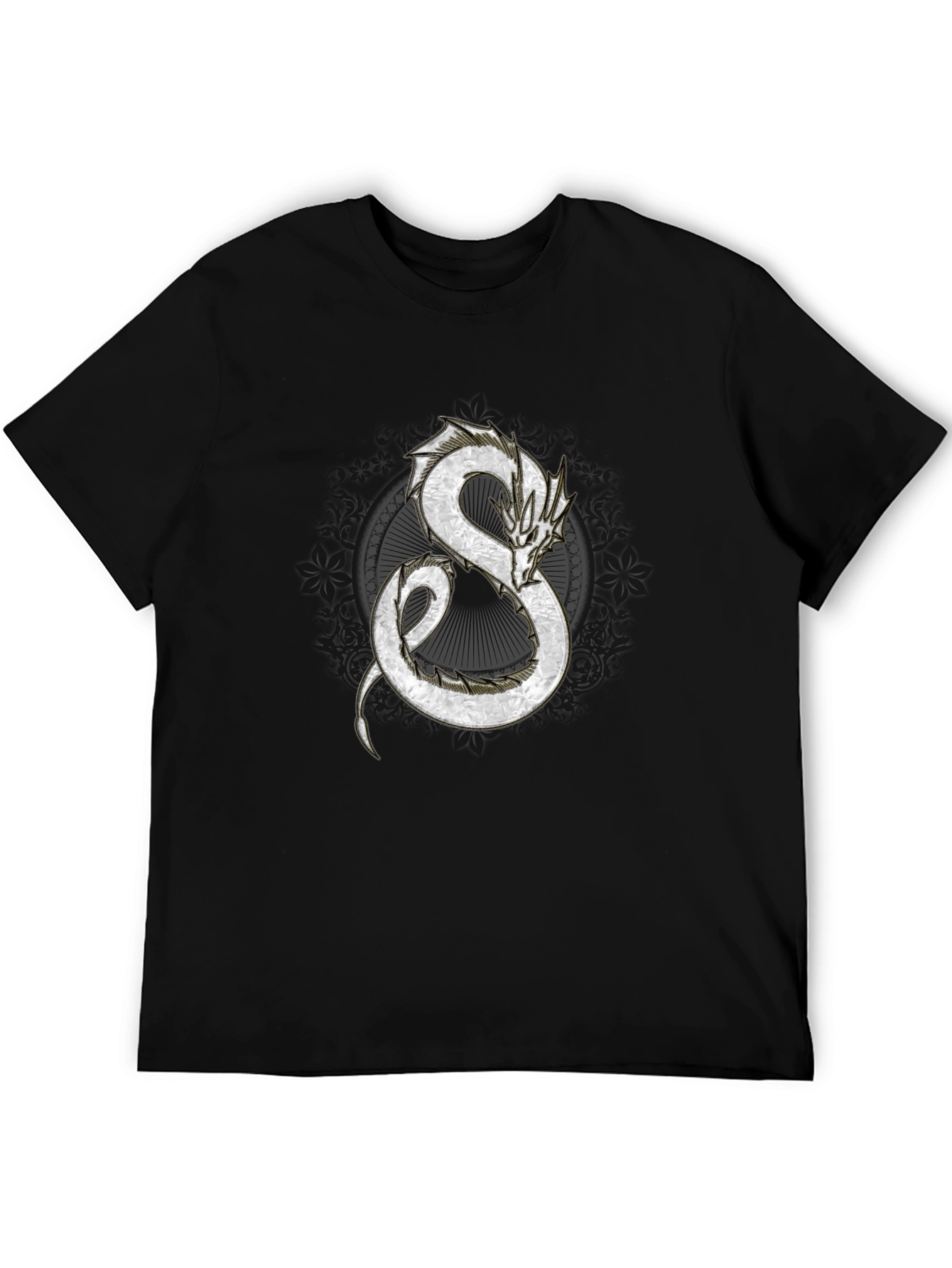 Dragon Graphic Black T-Shirt - Fantasy Inspired