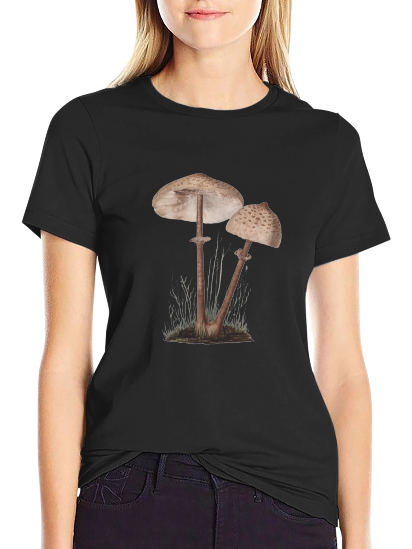 Mushroom Graphic T-Shirt - Unique Nature Tee