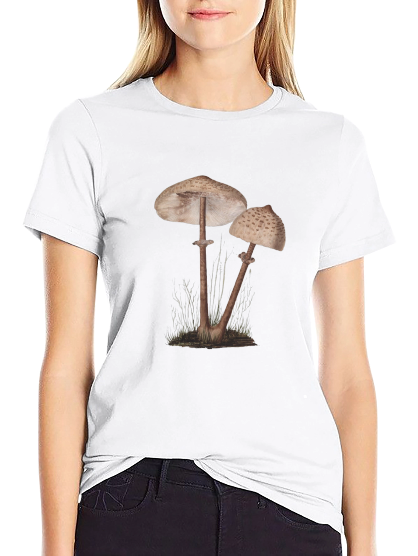 Mushroom Graphic T-Shirt - Unique Nature Tee