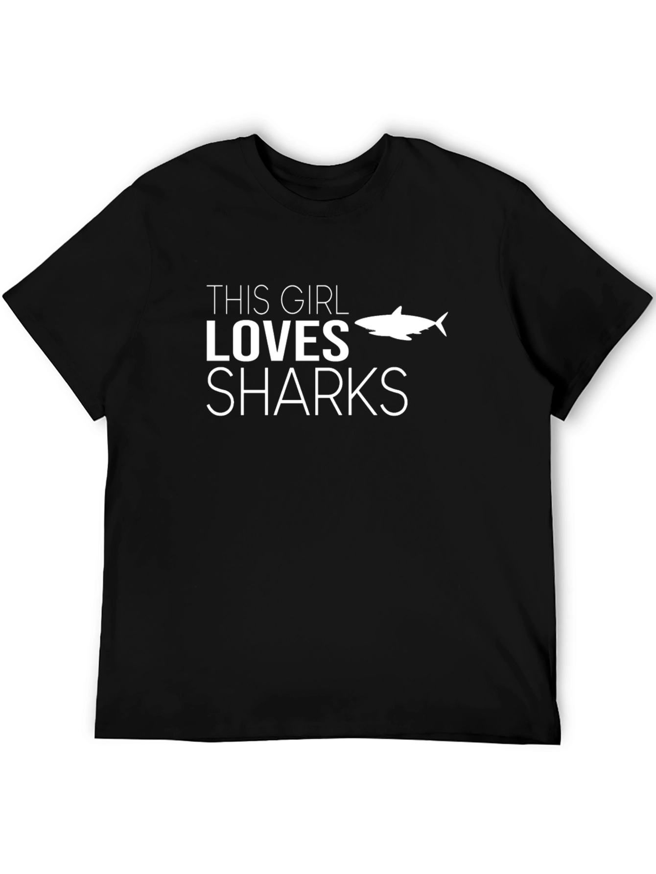 This Girl Loves Sharks Graphic Tee