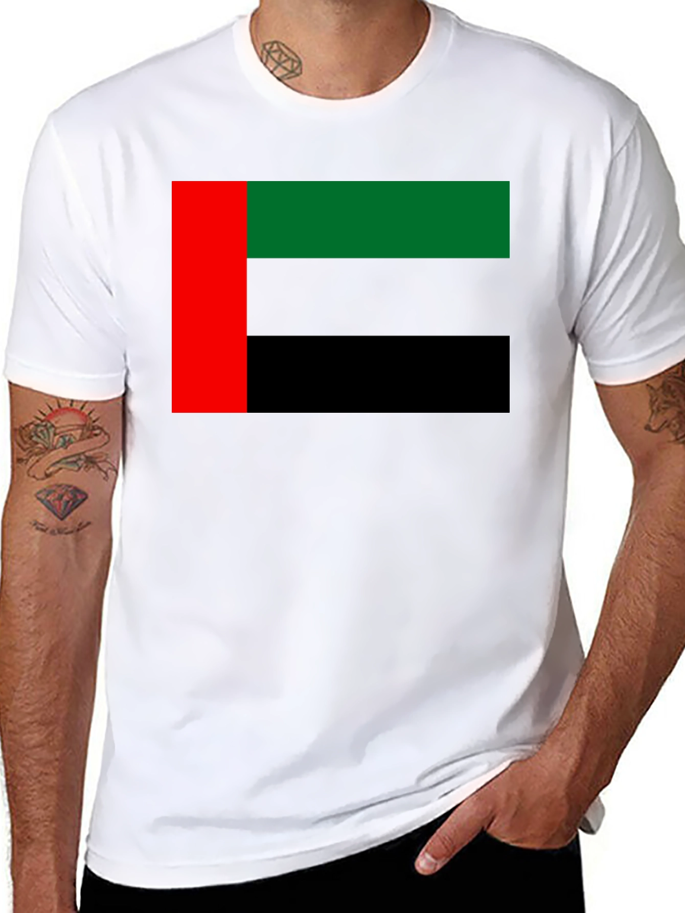 UAE Flag Graphic T-Shirt - United Arab Emirates Pride