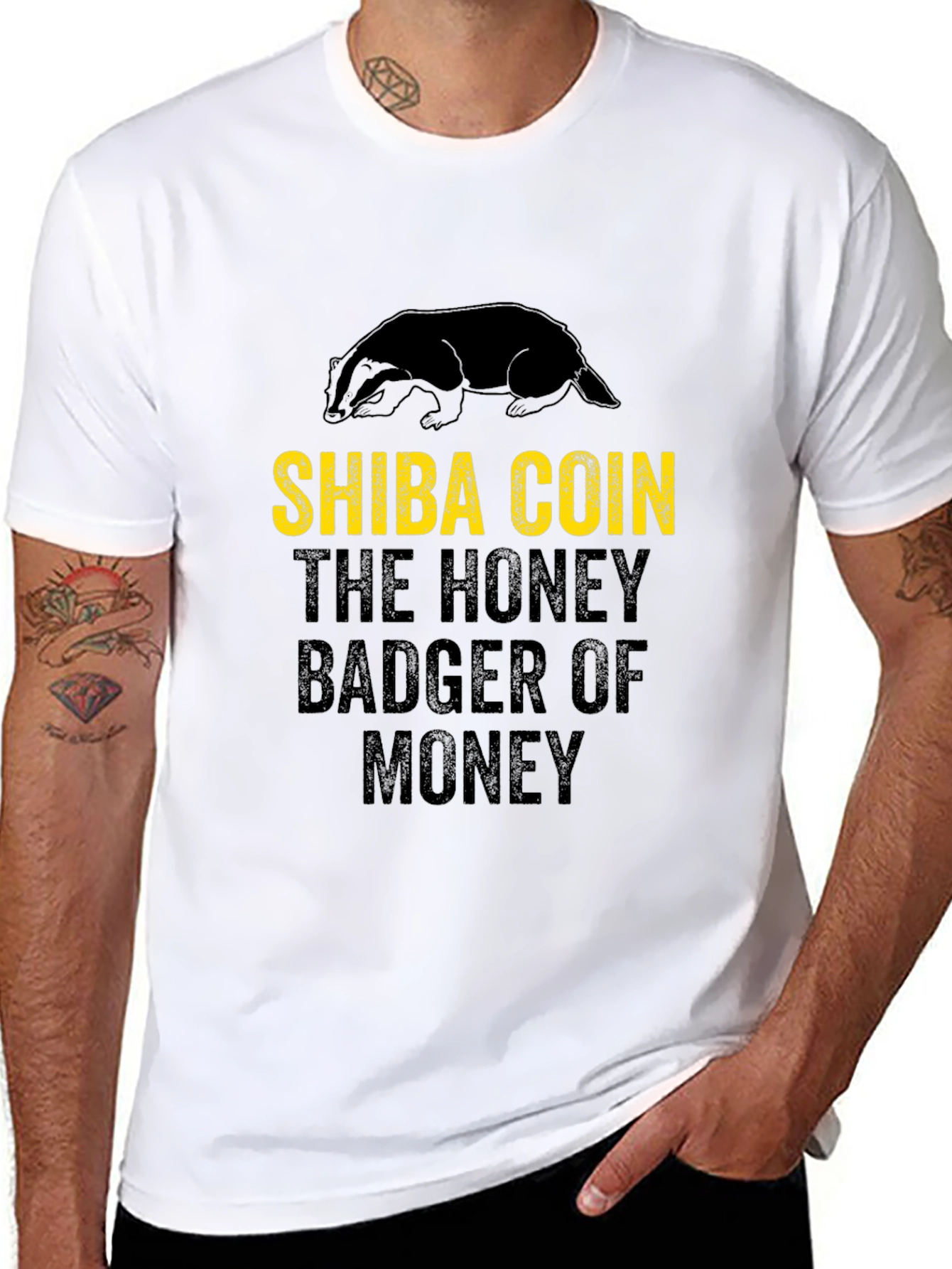Shiba Coin Honey Badger T-Shirt