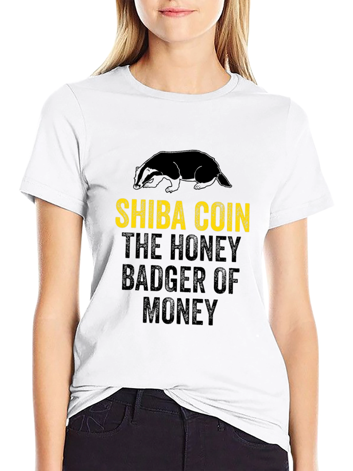 Shiba Coin Honey Badger T-Shirt