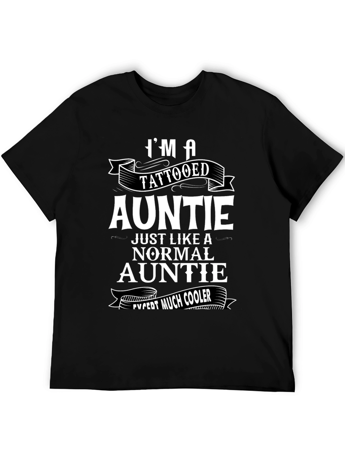 Tattooed Auntie T-Shirt - Cool Aunt Gift