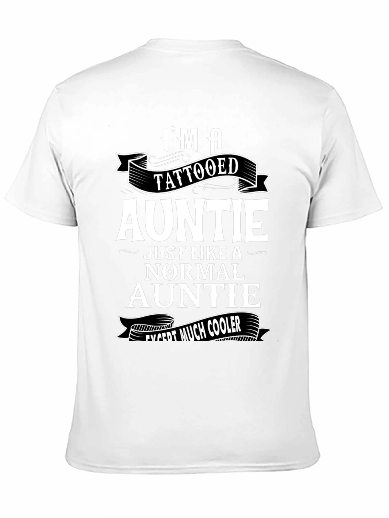 Tattooed Auntie T-Shirt - Cool Aunt Gift