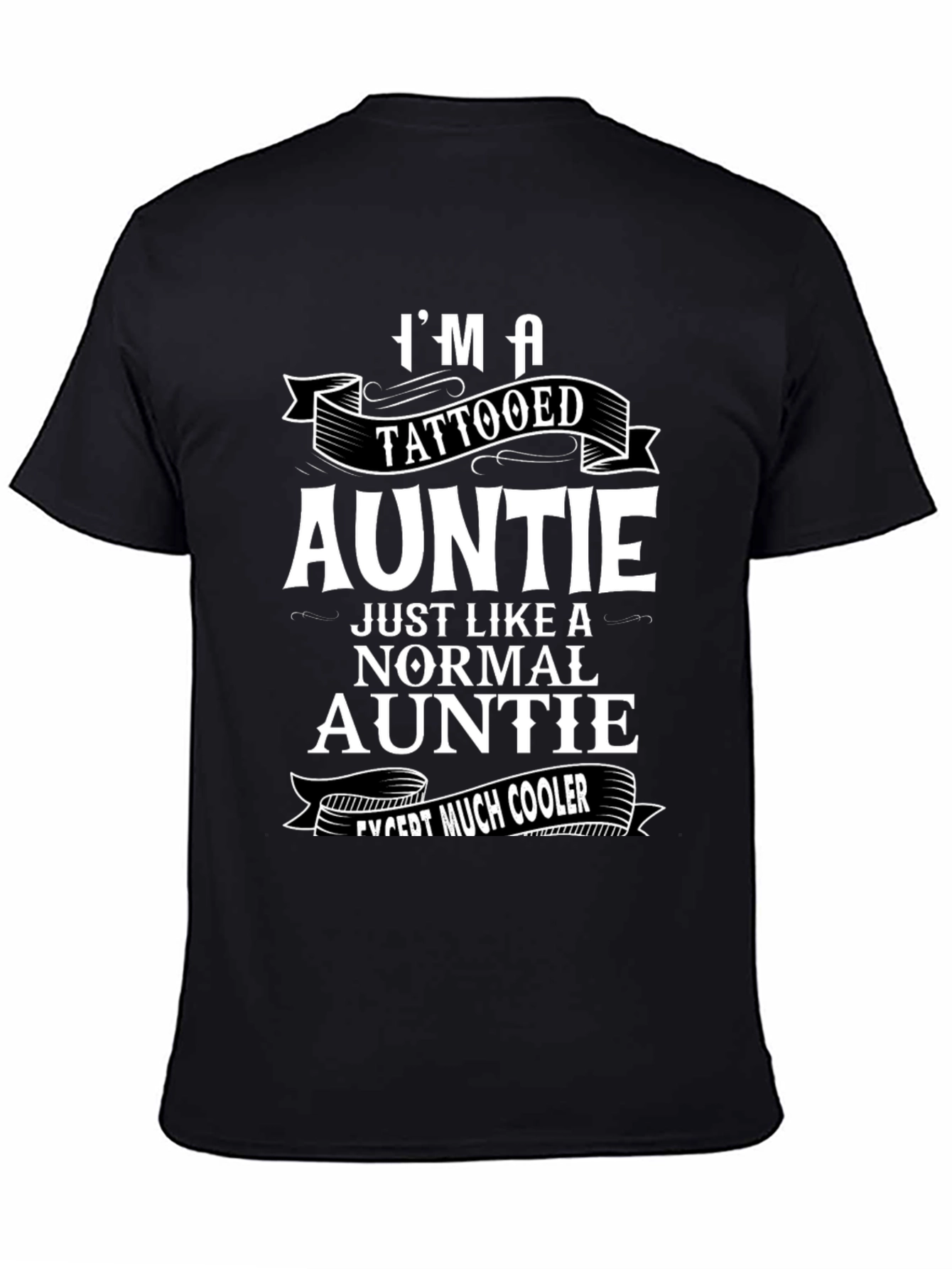 Tattooed Auntie T-Shirt - Cool Aunt Gift