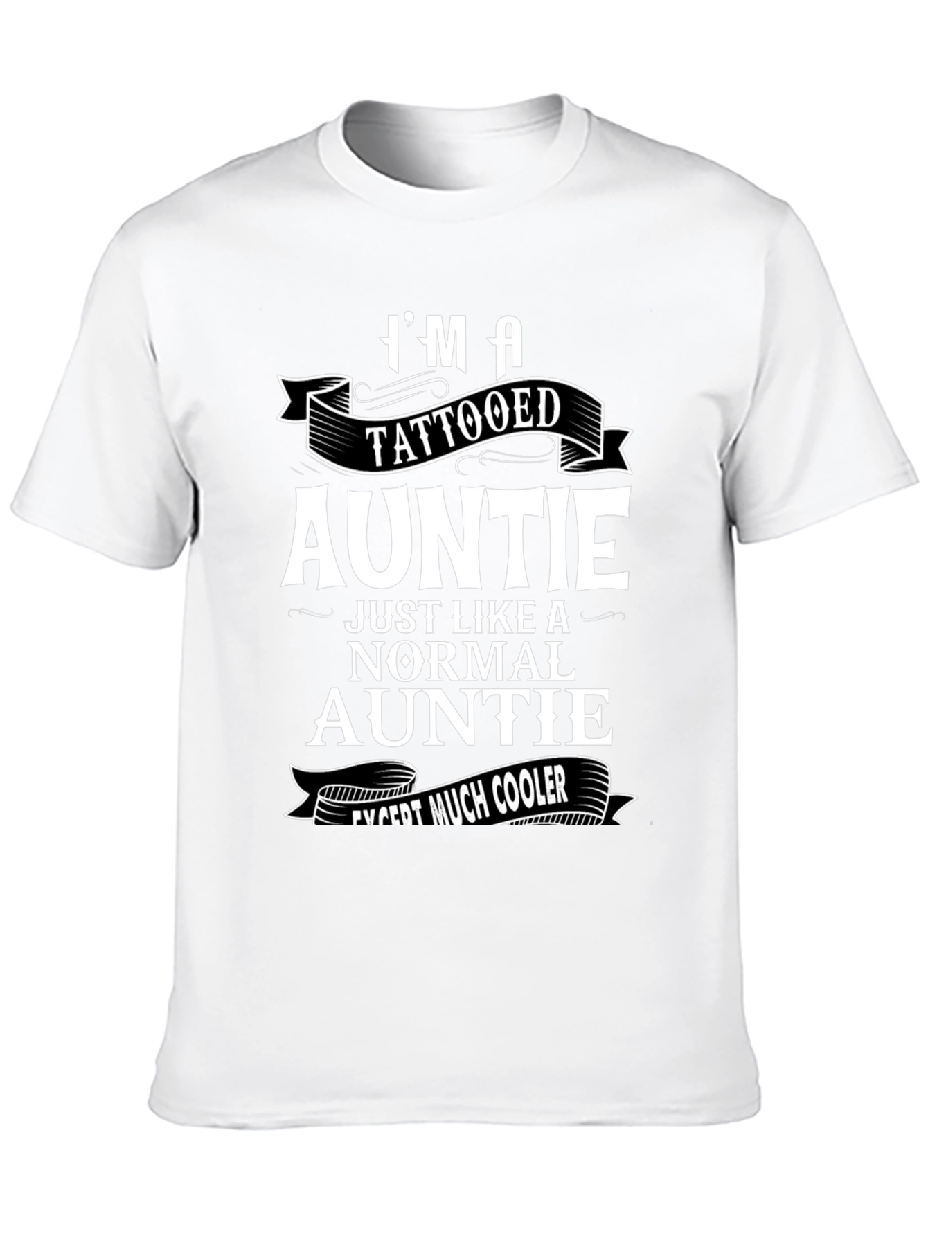 Tattooed Auntie T-Shirt - Cool Aunt Gift