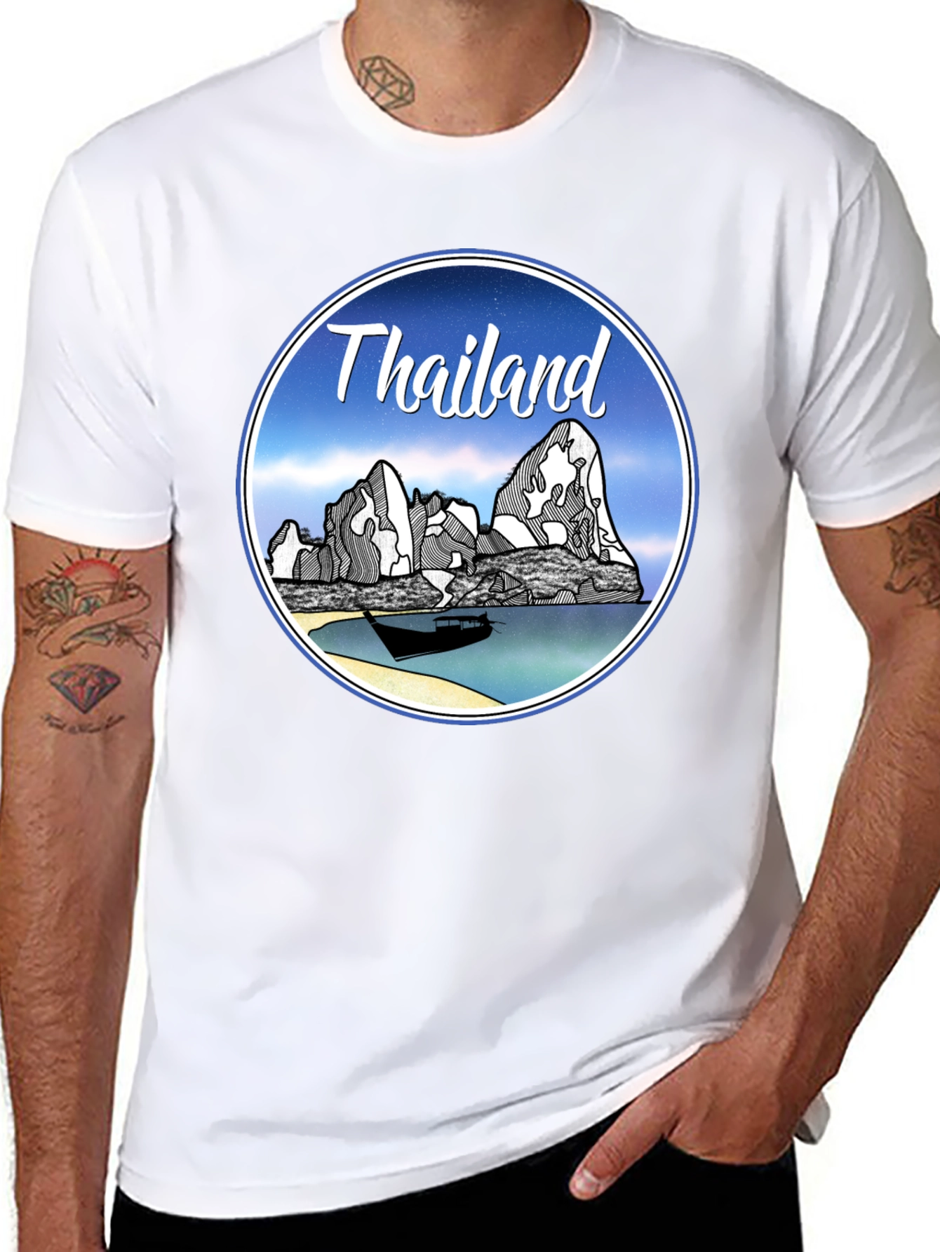 Thailand Graphic Tee - Adventure Awaits!