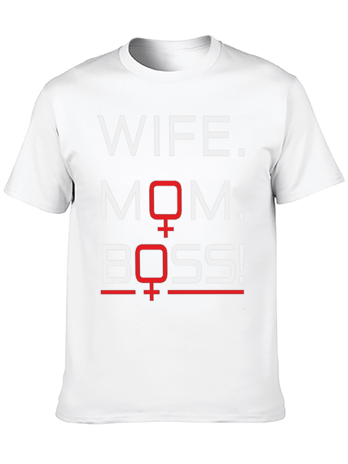 Wife Mom Boss Graphic T-Shirt - Womens Empowerment Tee
