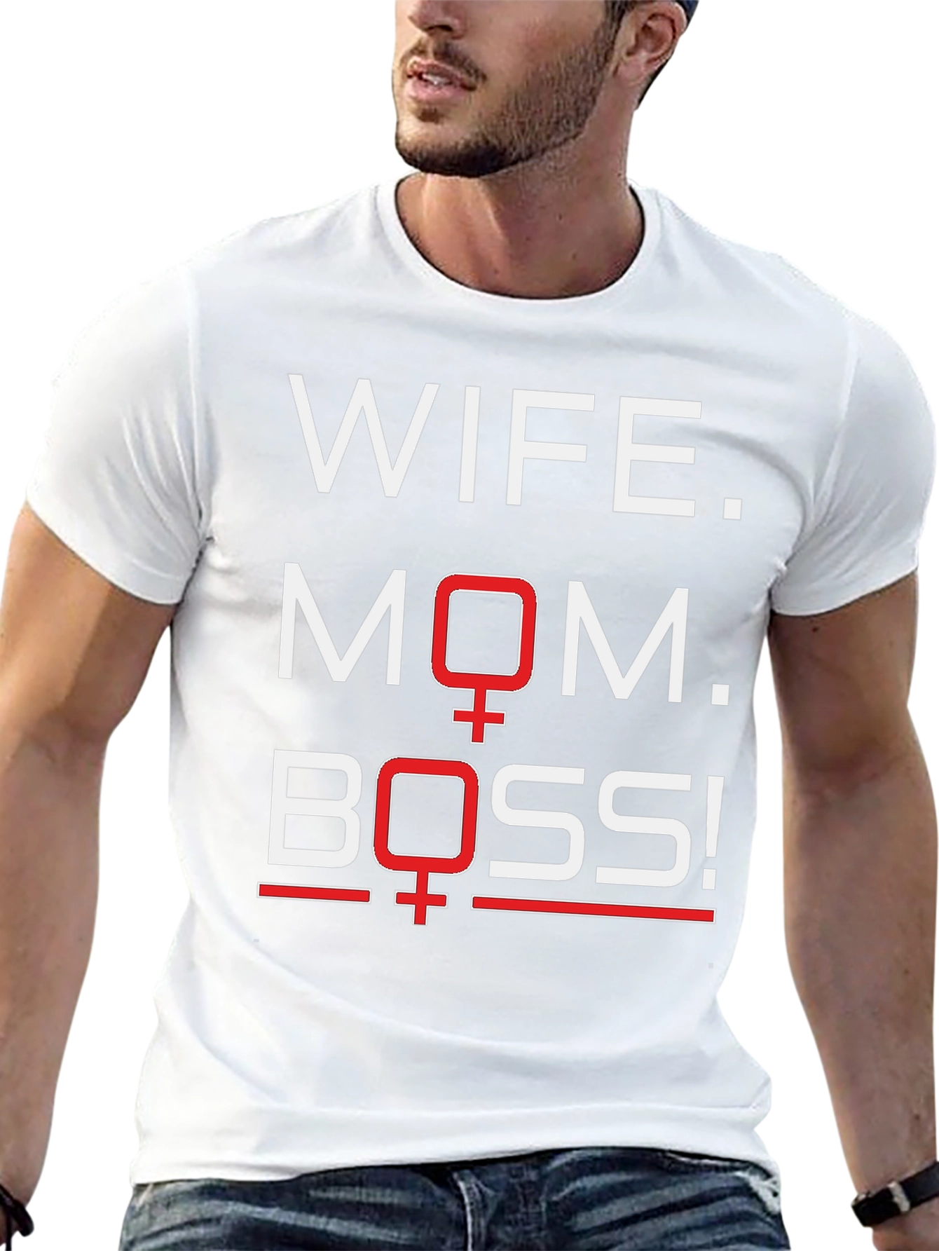 Wife Mom Boss Graphic T-Shirt - Womens Empowerment Tee