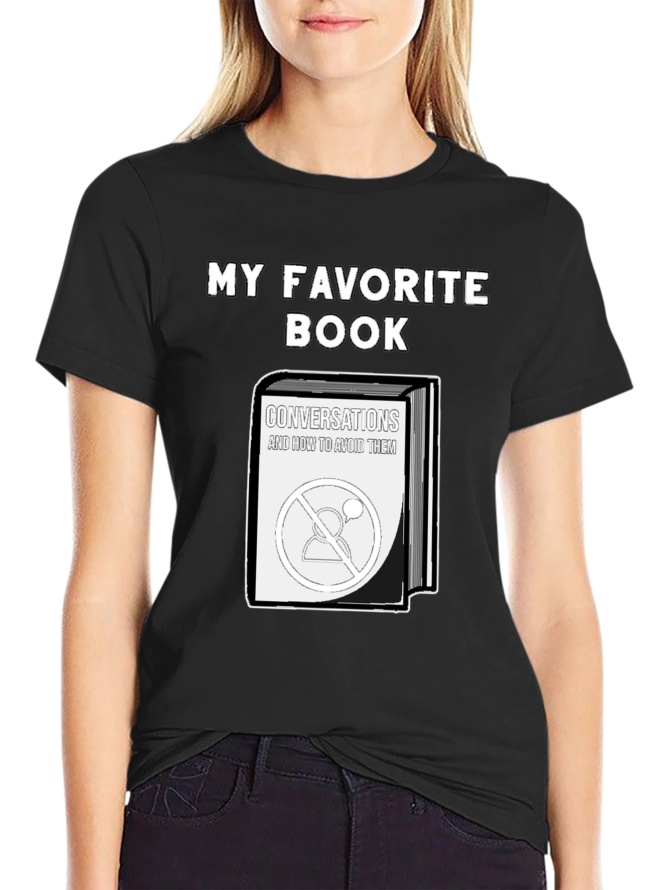 My Favorite Book T-Shirt - Introvert Humor