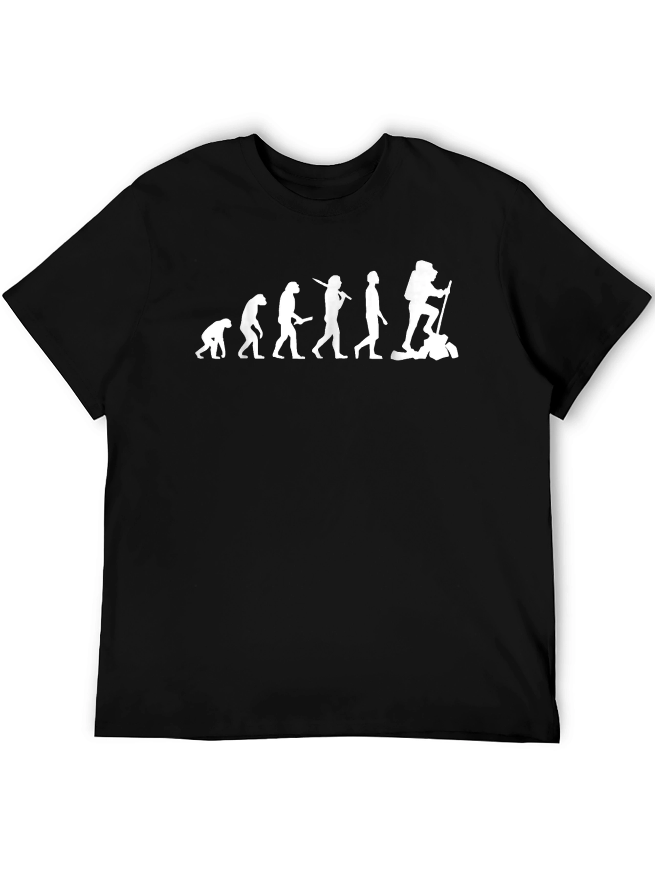Evolution of Man T-Shirt - Hiking Design