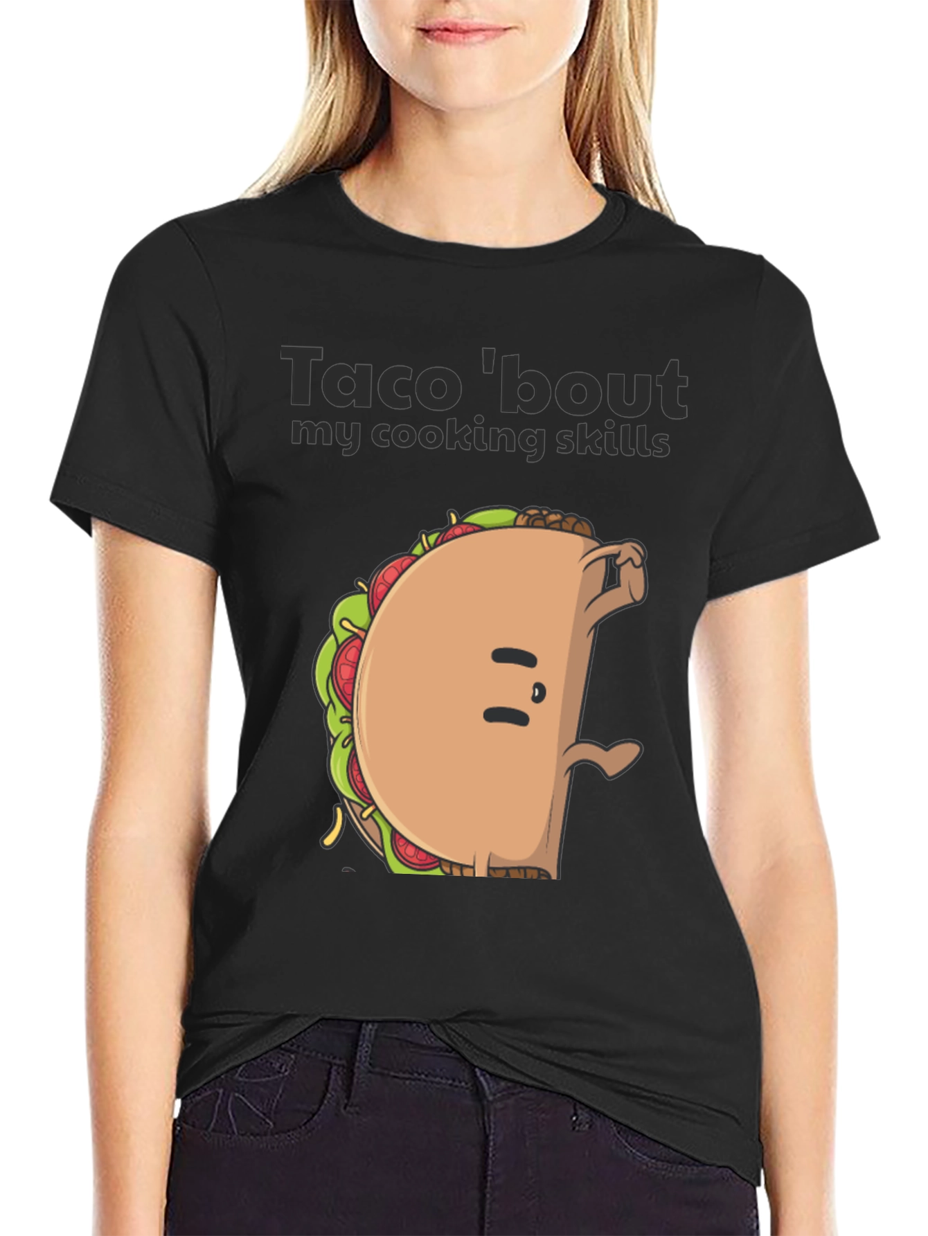 Funny Taco Cooking Skills Graphic Tee
