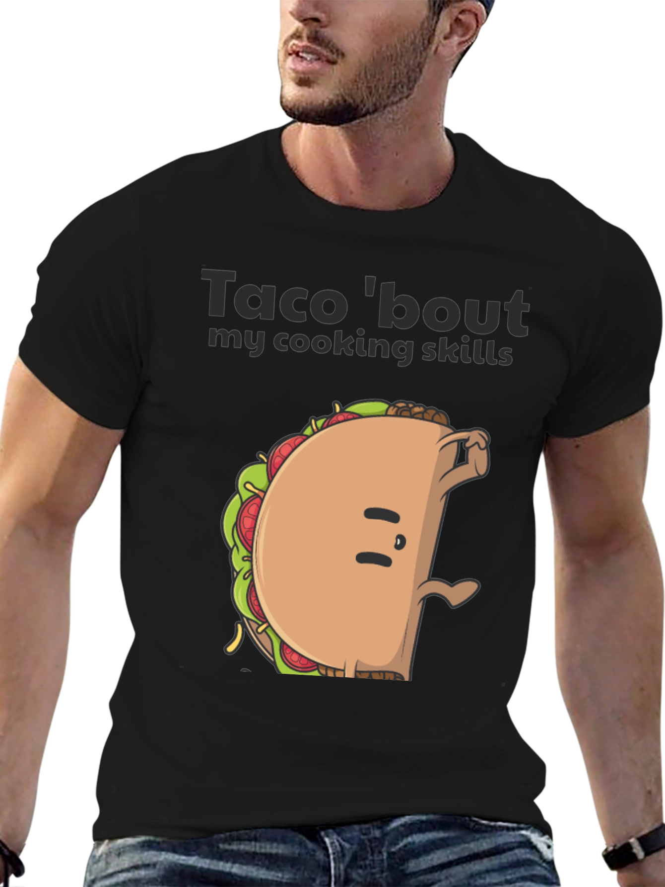 Funny Taco Cooking Skills Graphic Tee