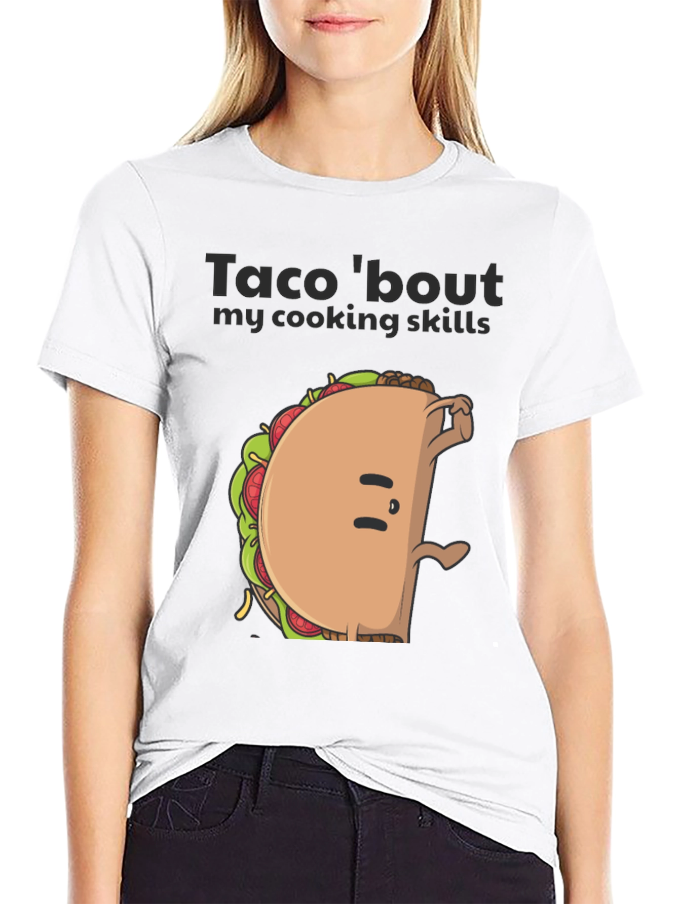 Funny Taco Cooking Skills Graphic Tee