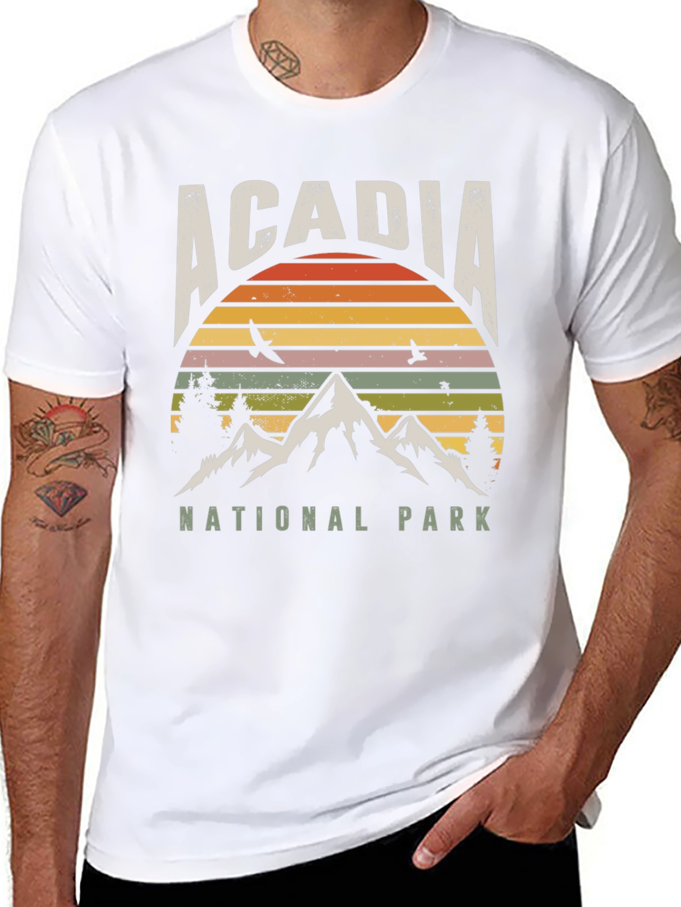 Acadia National Park Retro T-Shirt