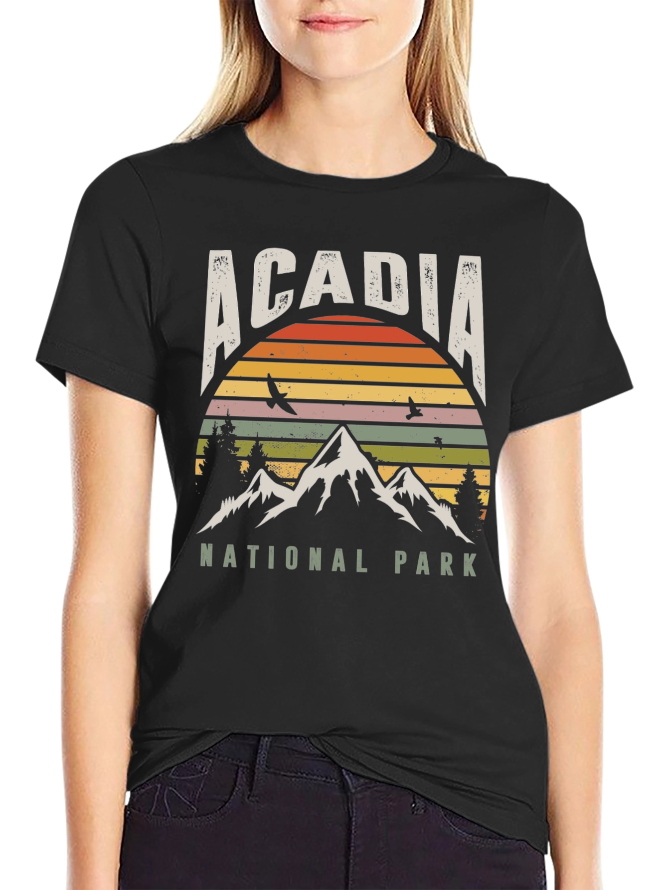 Acadia National Park Retro T-Shirt