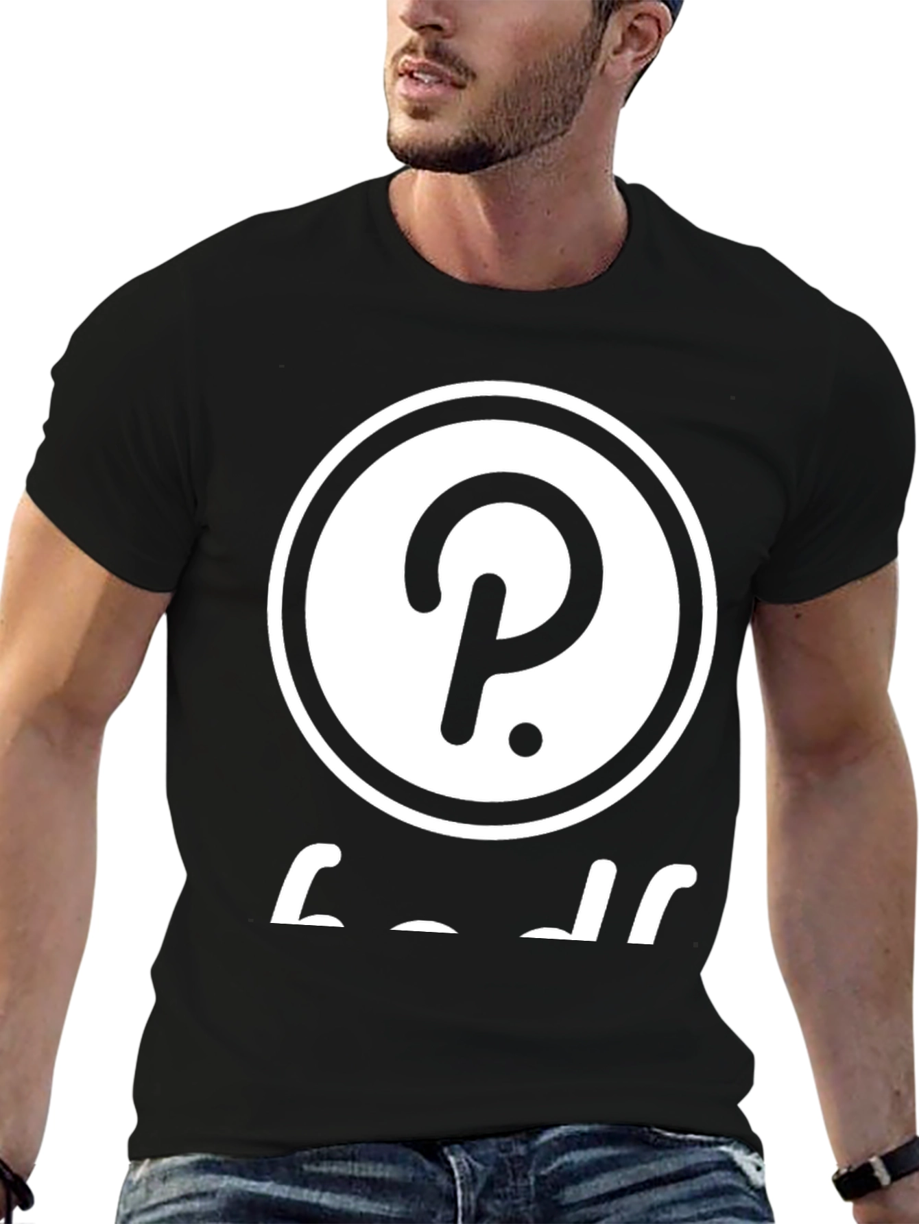 Polkadot Inspired Black T-Shirt