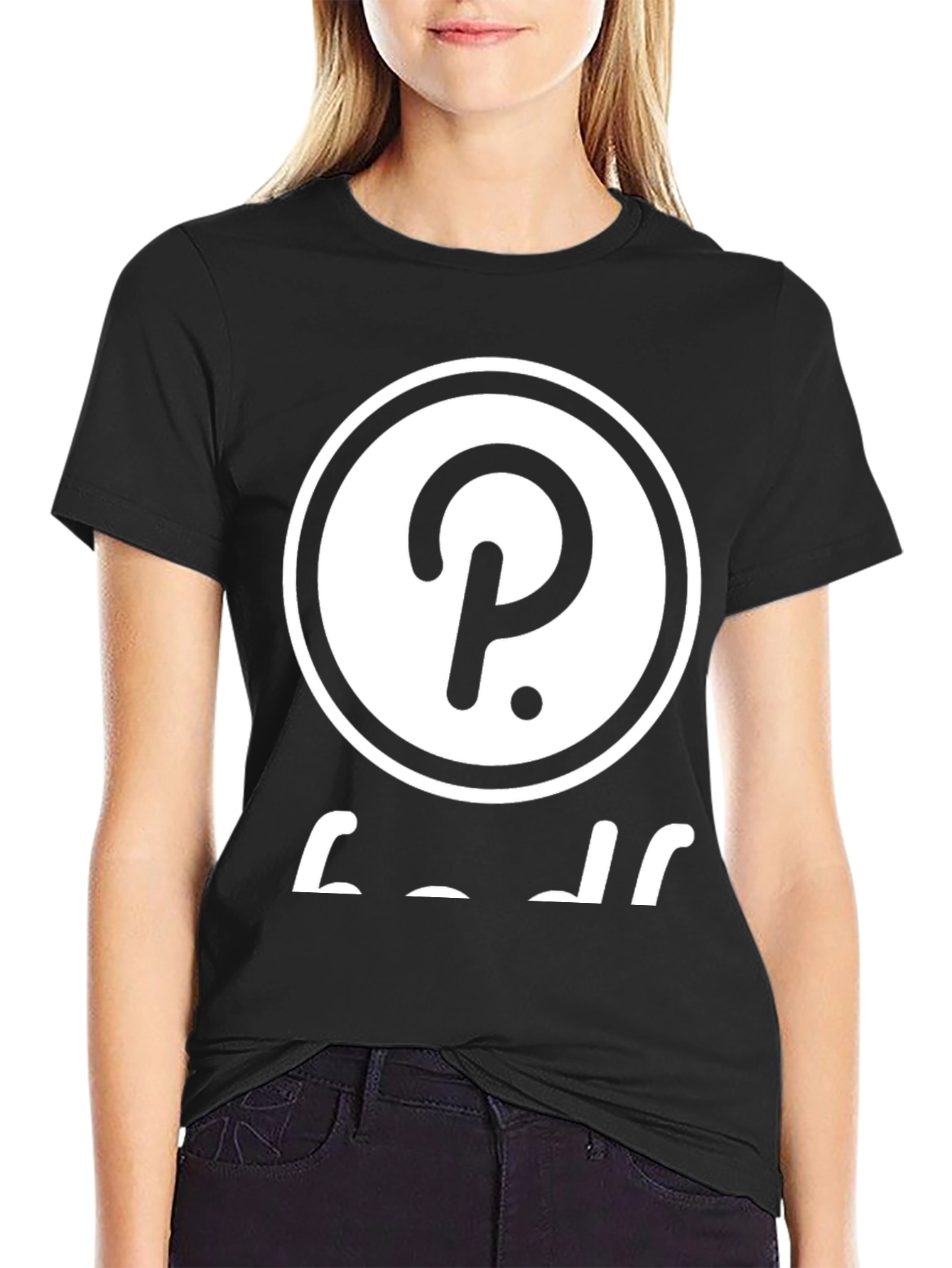 Polkadot Inspired Black T-Shirt