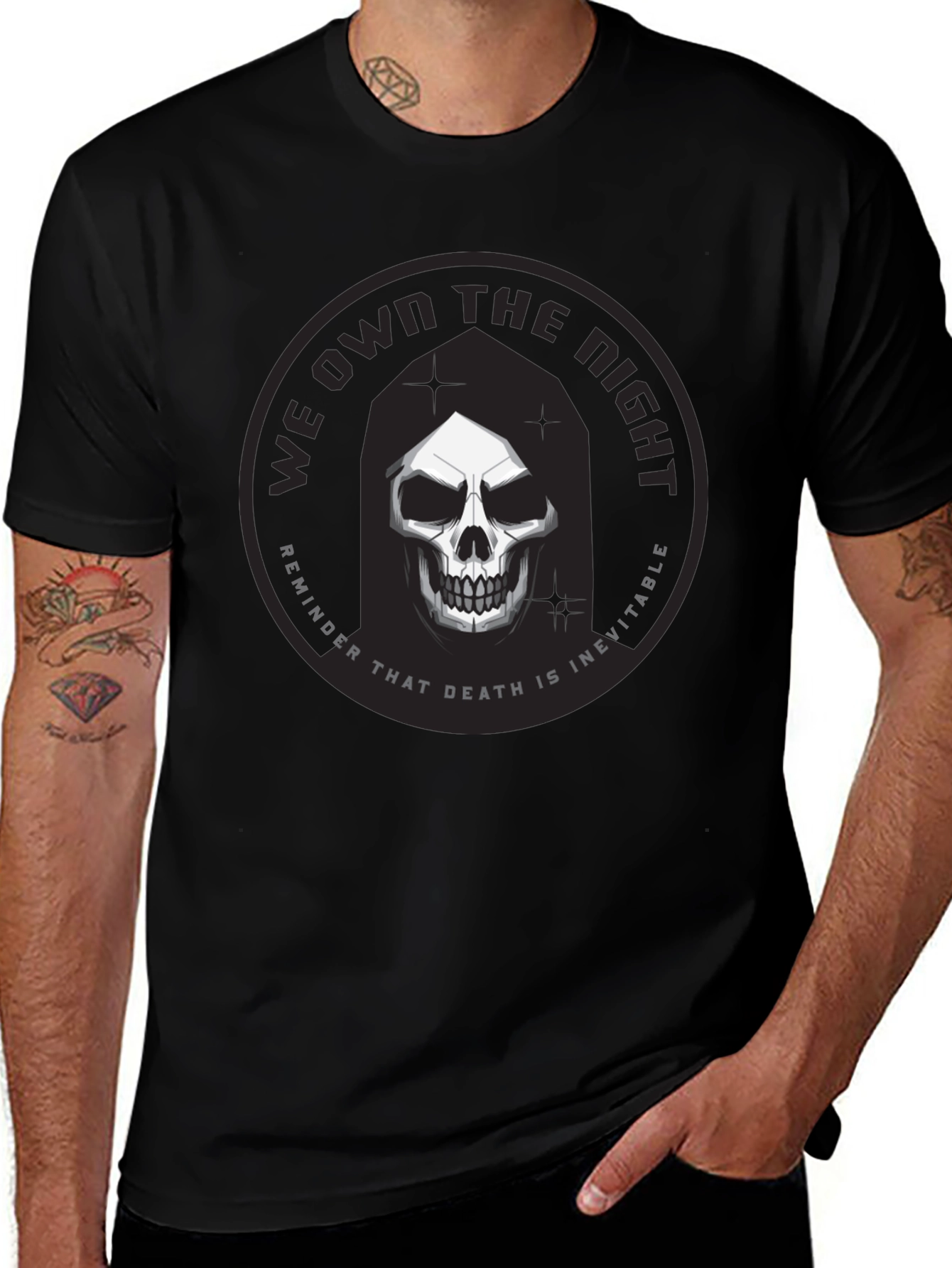 We Own The Night Grim Reaper Graphic T-Shirt